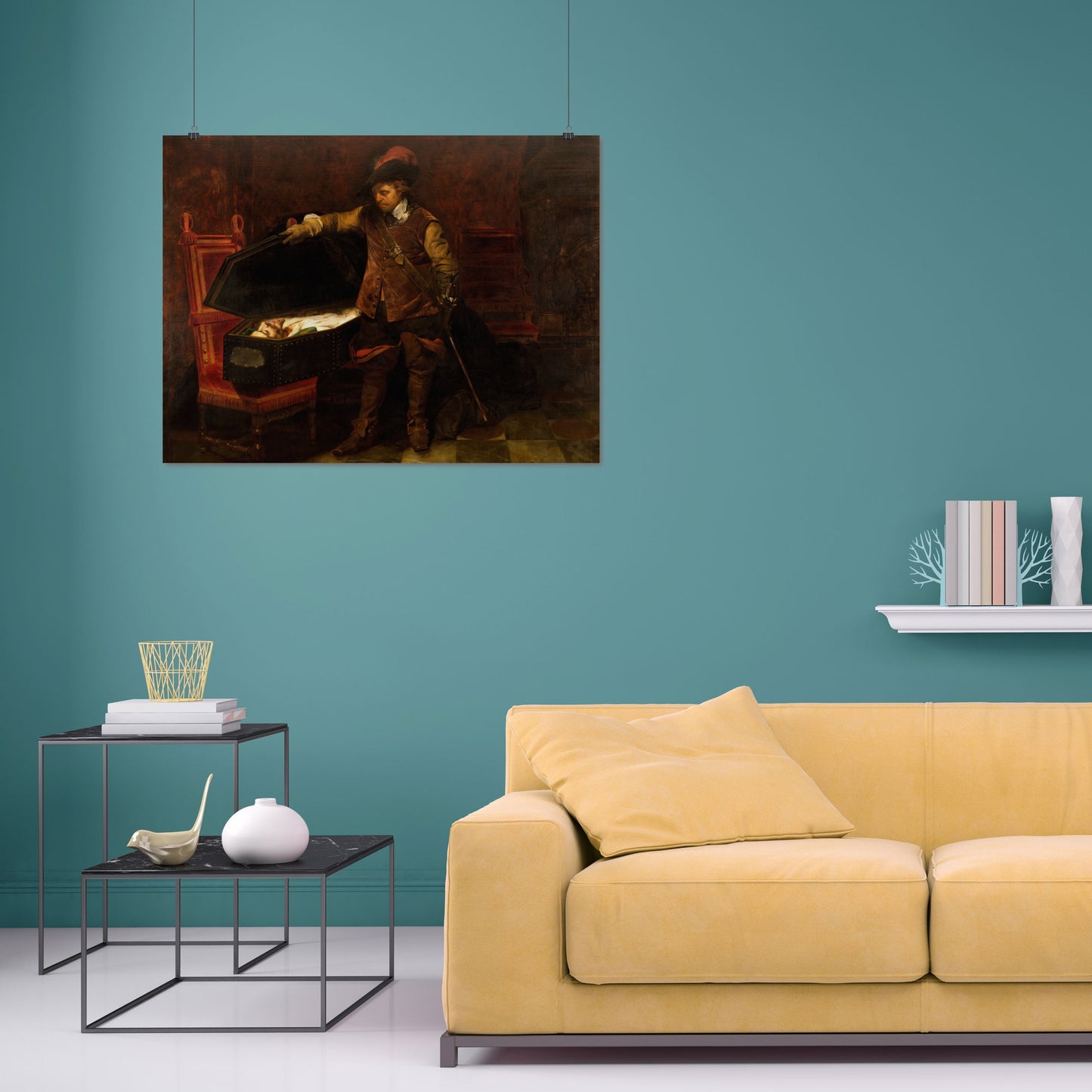 Cromwell before the Coffin of Charles I (1831) – Paul Delaroche