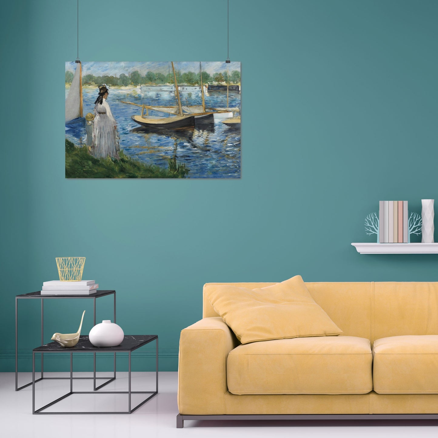 Banks of the Seine at Argenteuil (1874) – Edouard Manet