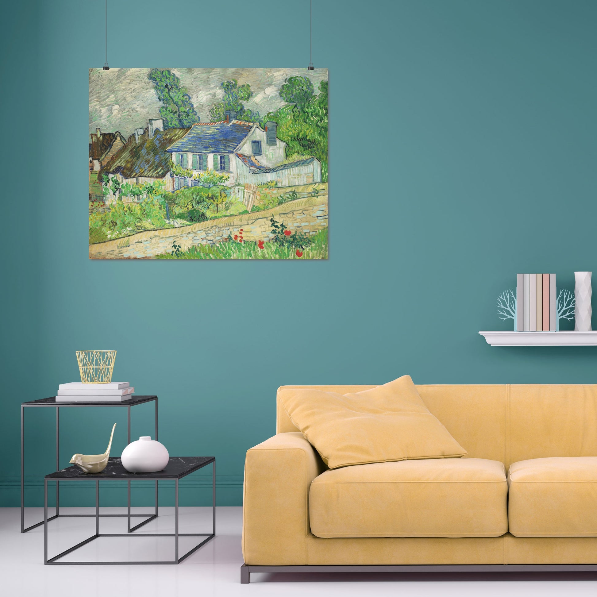 Houses at Auvers (1890) – Vincent van Gogh