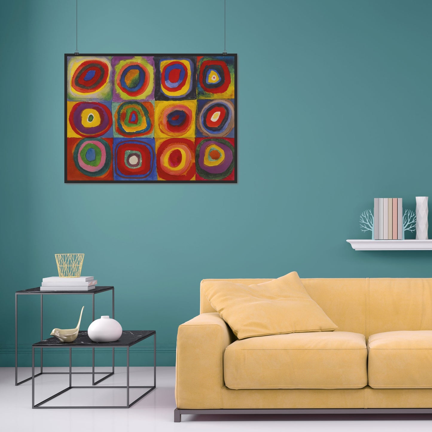 Squares with Concentric Circles (1913) – Wassily Kandinsky