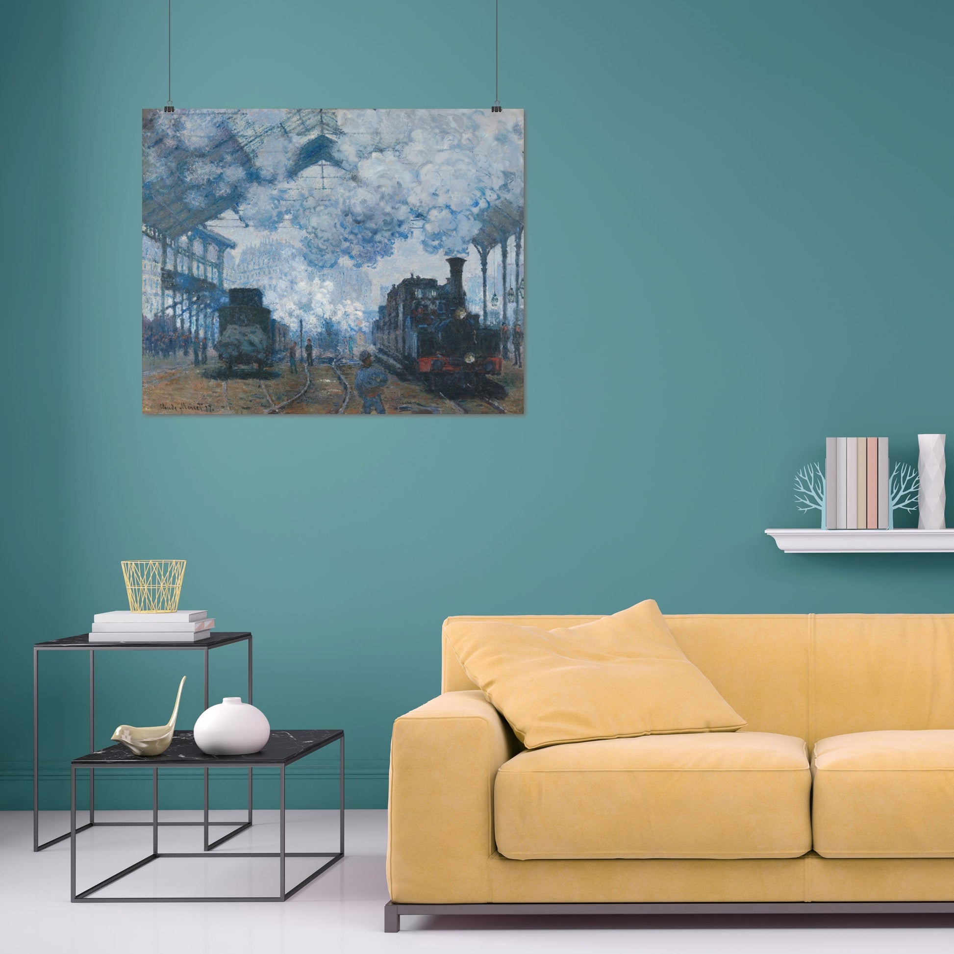 Arrival of a Train (1877) – Claude Monet