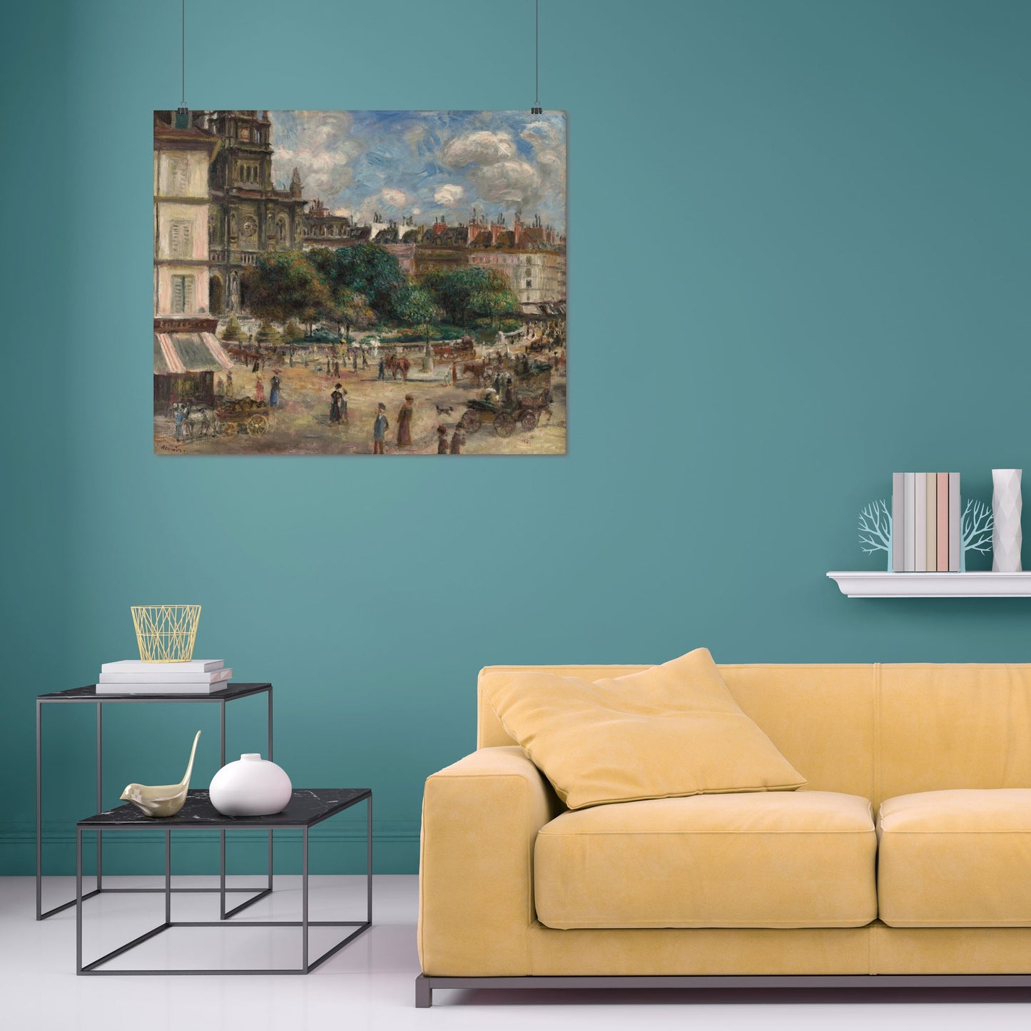 Square of Saint Trinity in Paris (1875) – Pierre-Auguste Renoir