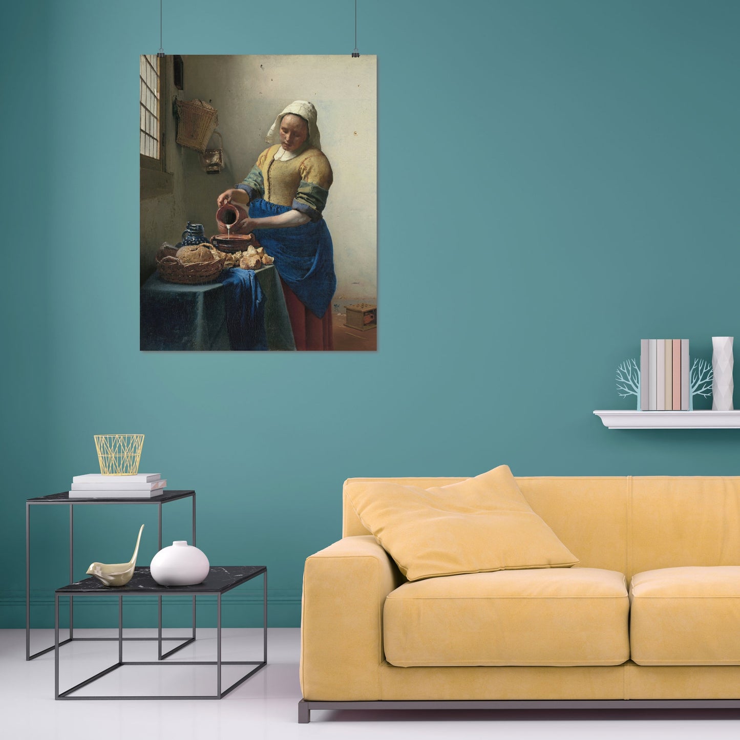 The Milkmaid (1660) – Johannes Vermeer - Printed Masterpieces