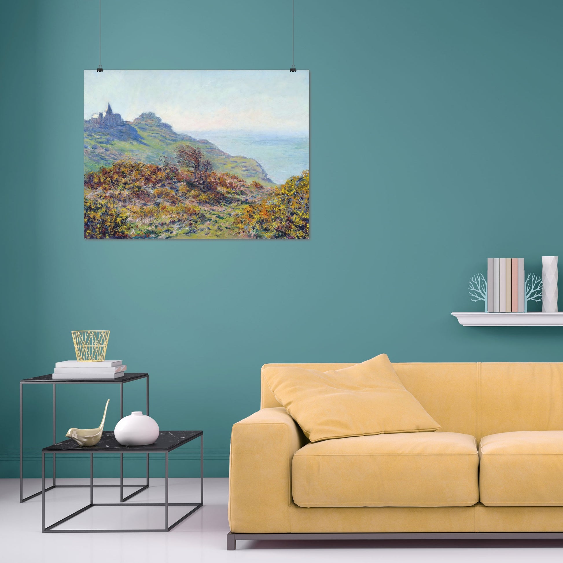 The Varengeville Church and the Moutiers Gorge (1882) – Claude Monet