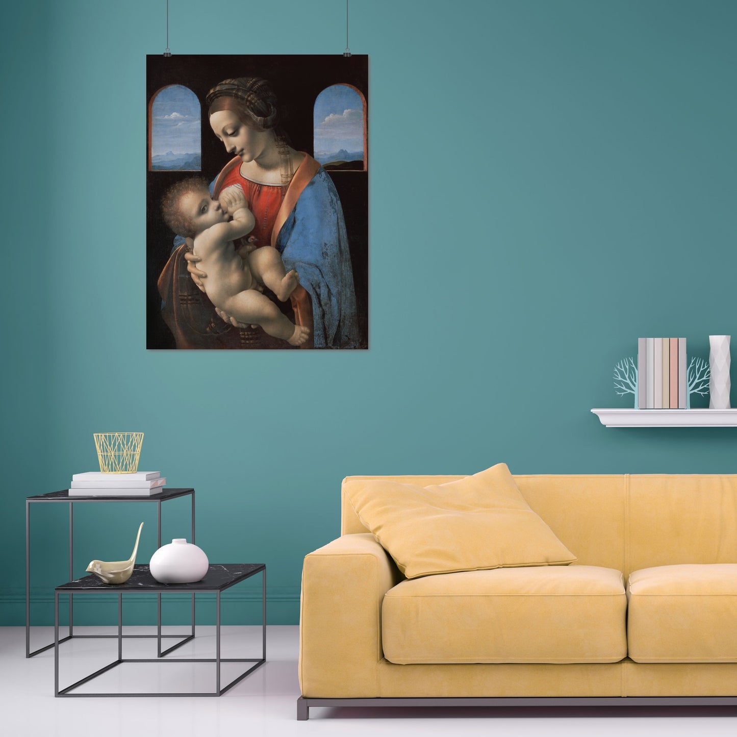 Madonna and Child (Madonna Litta) – Leonardo da Vinci, Classic Art Reproduction