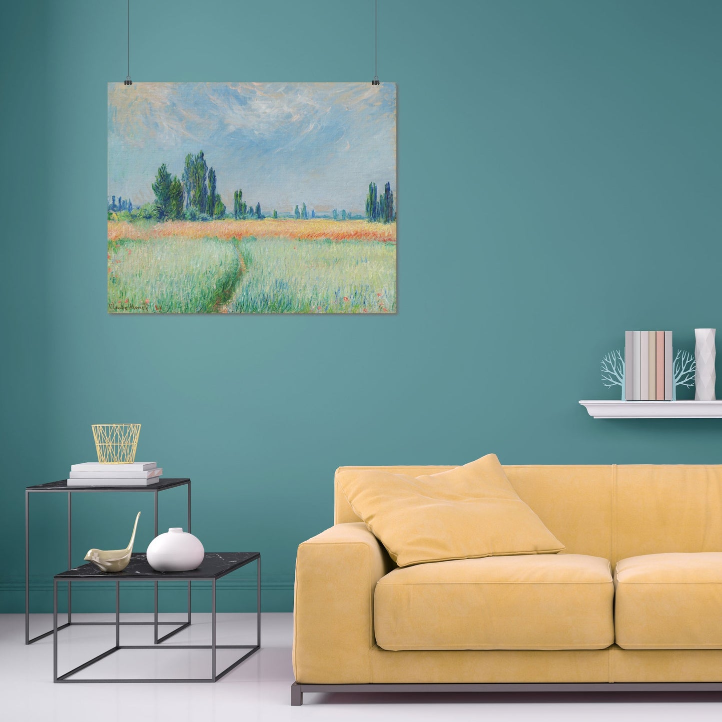 Wheatfield (1881) – Claude Monet