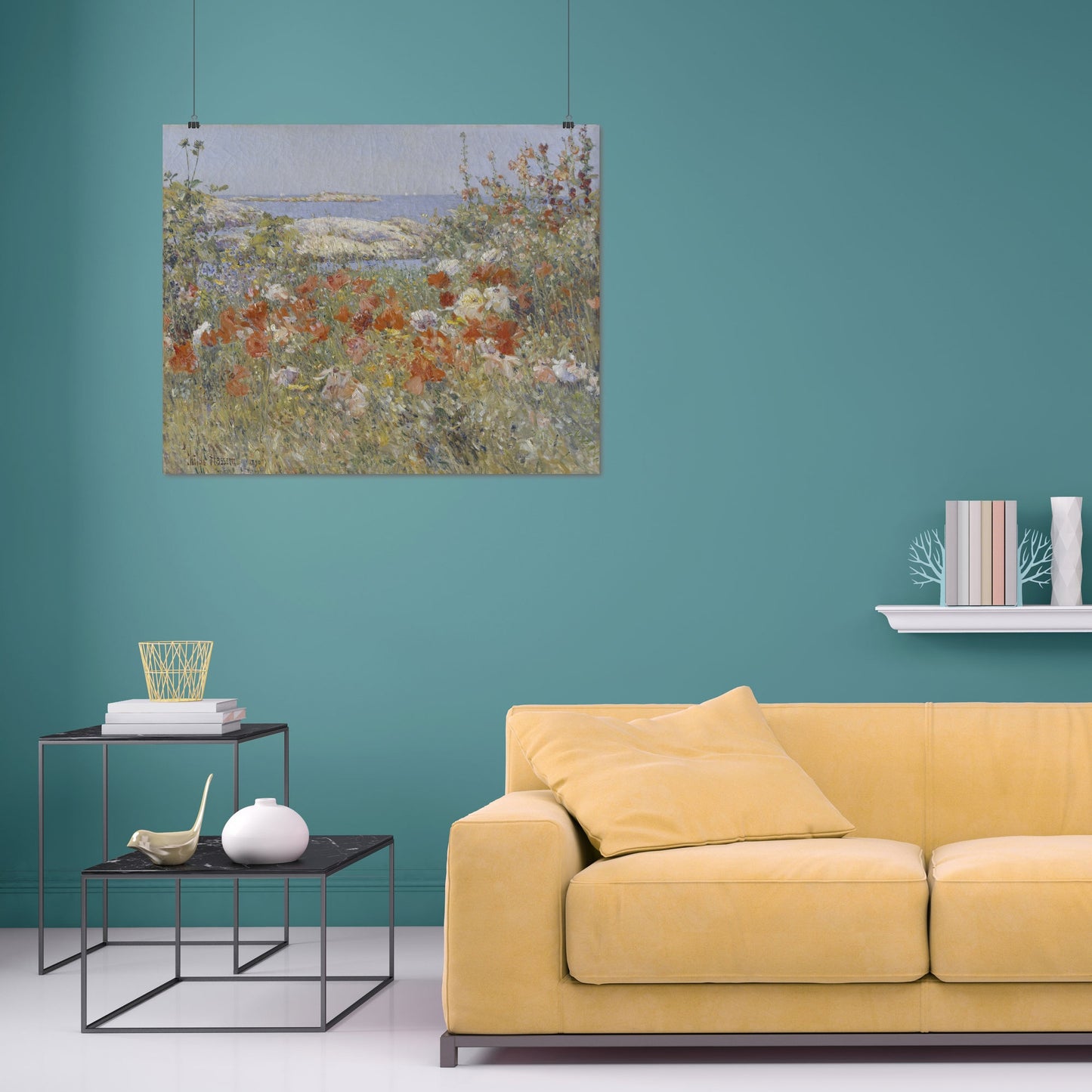 Celia Thaxter's Garden – Childe Hassam, Classic Art Reproduction