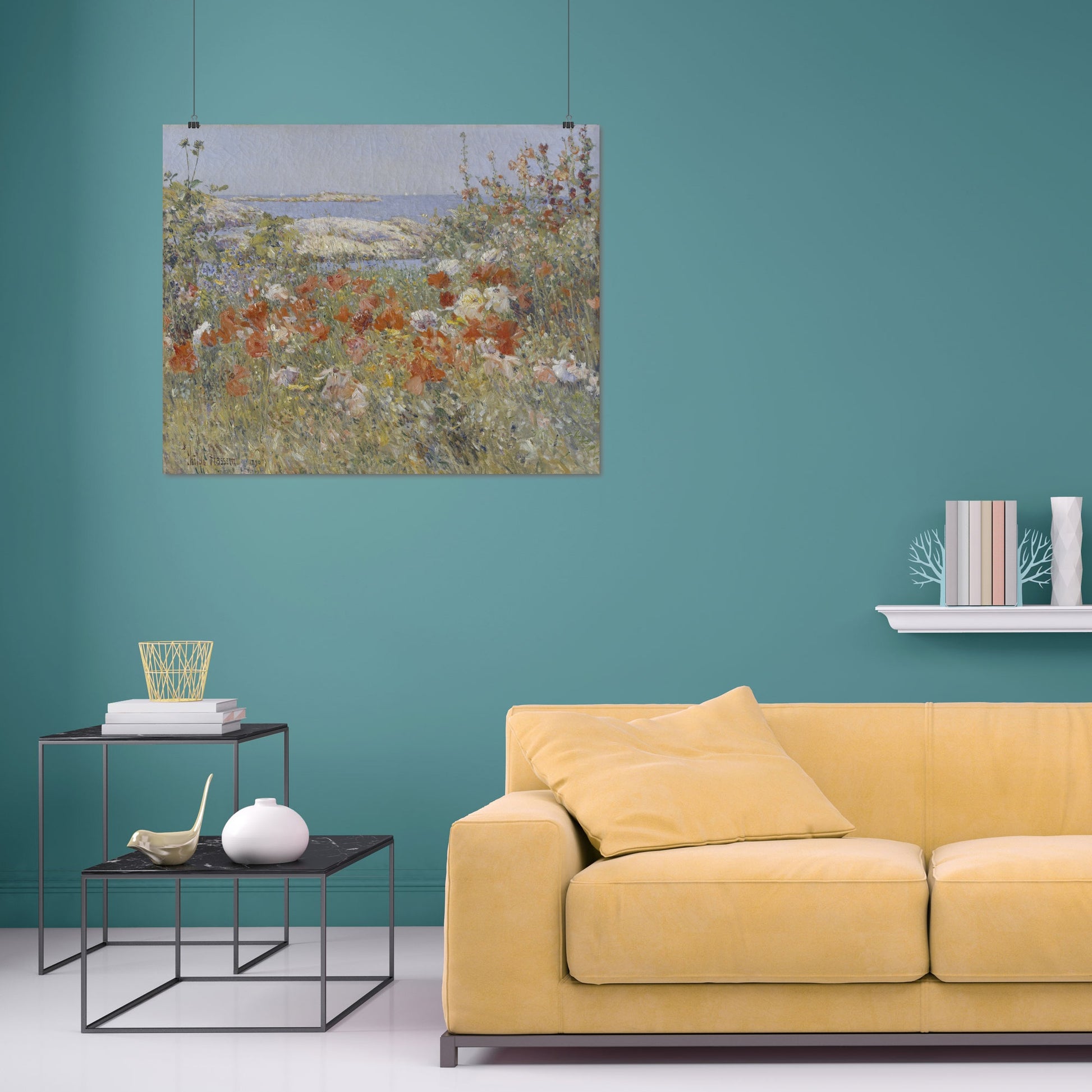 Celia Thaxter's Garden – Childe Hassam, Classic Art Reproduction
