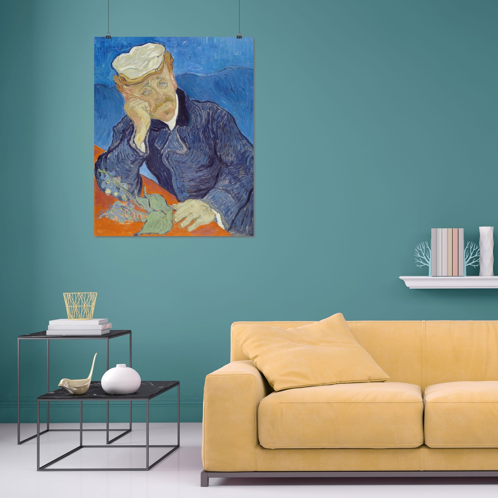 Portrait of Dr. Gachet (1890) – Vincent van Gogh - Printed Masterpieces
