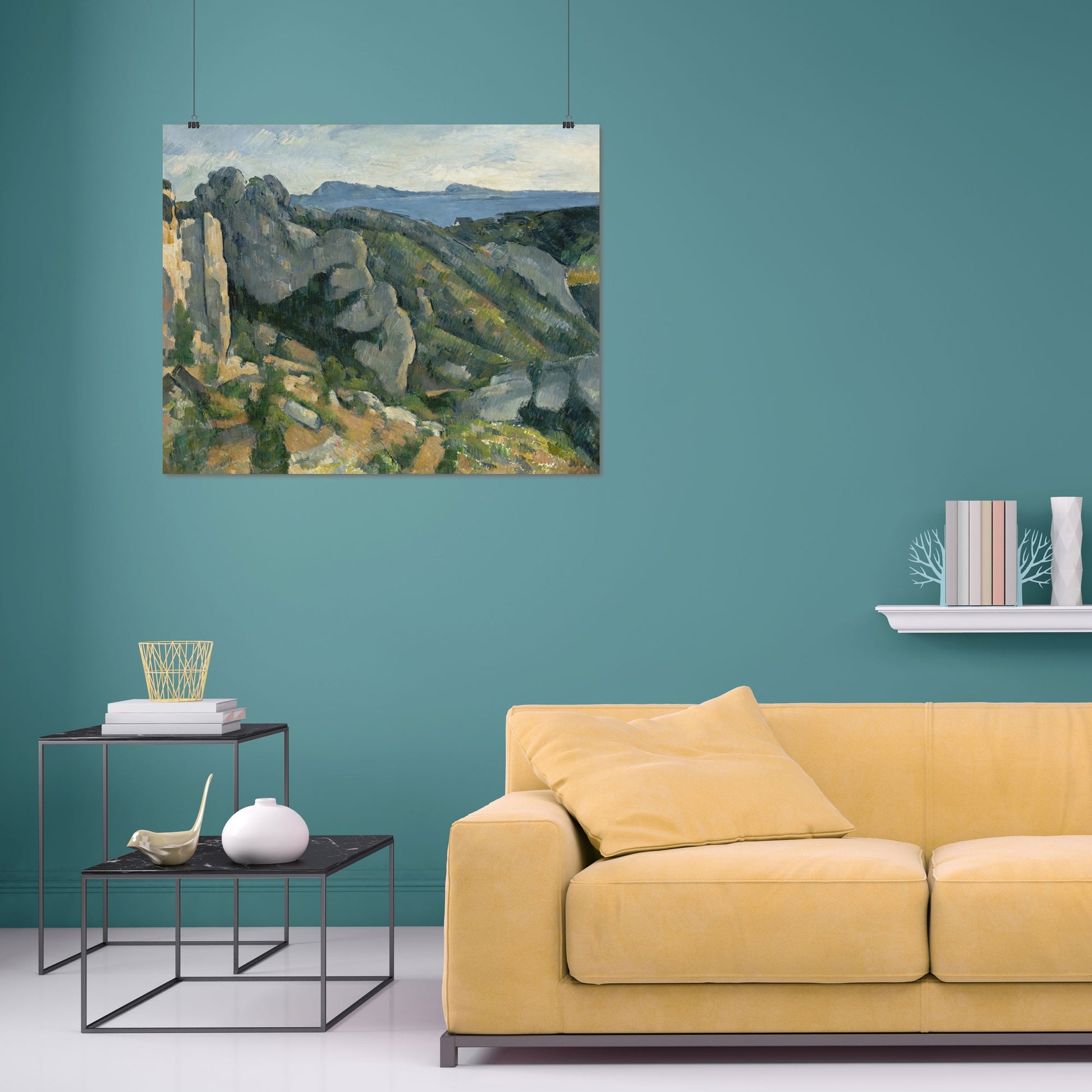 Cliffs in L'Estaque – Paul Cézanne, Classic Art Reproduction