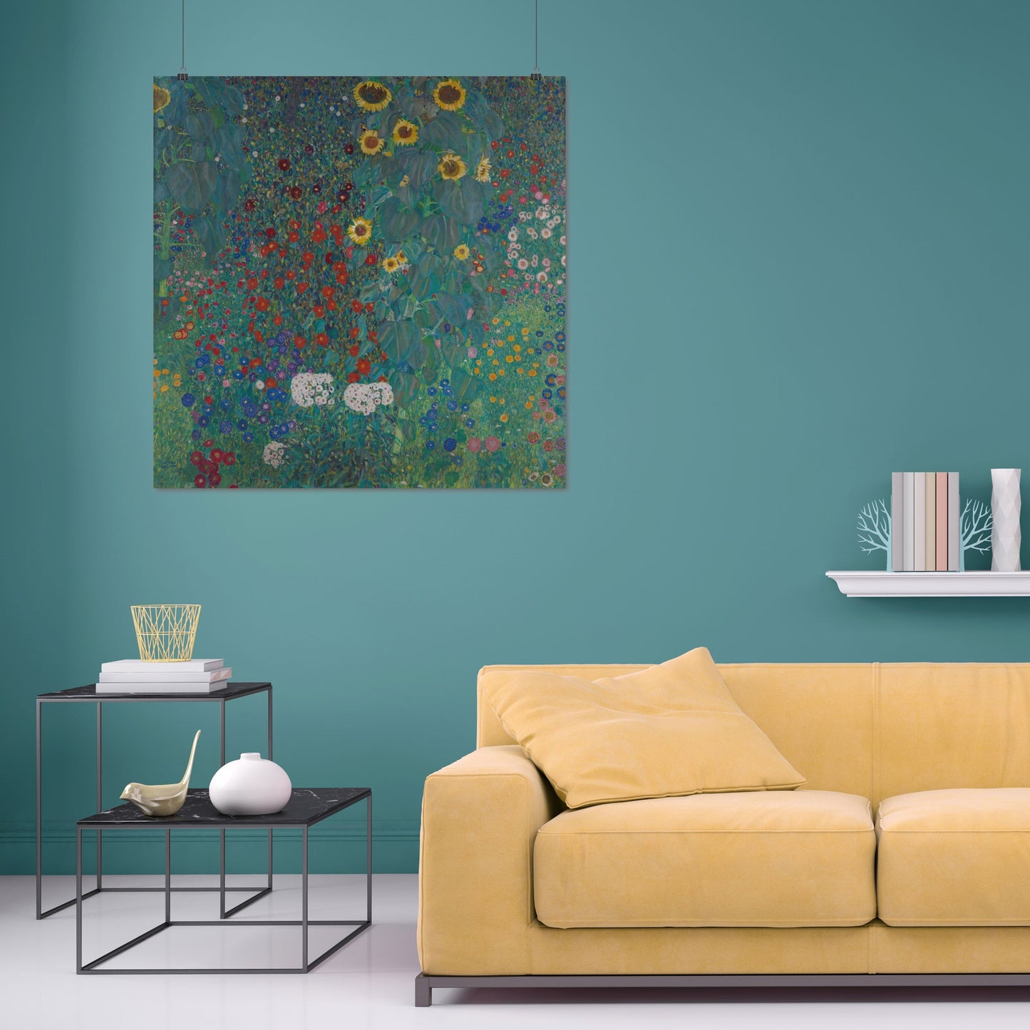 Farm Garden with Sunflowers (1907) – Gustav Klimt