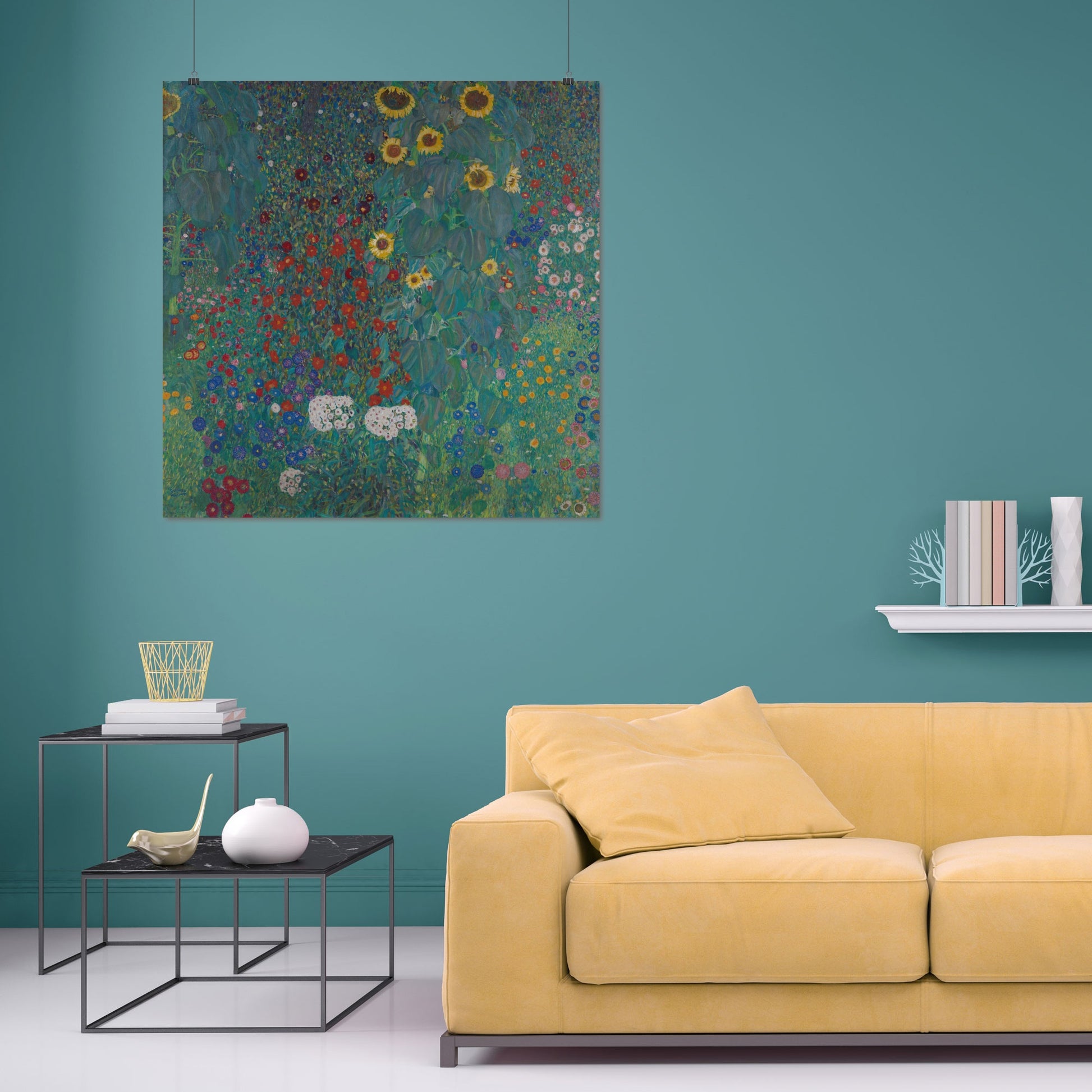 Farm Garden with Sunflowers (1907) – Gustav Klimt