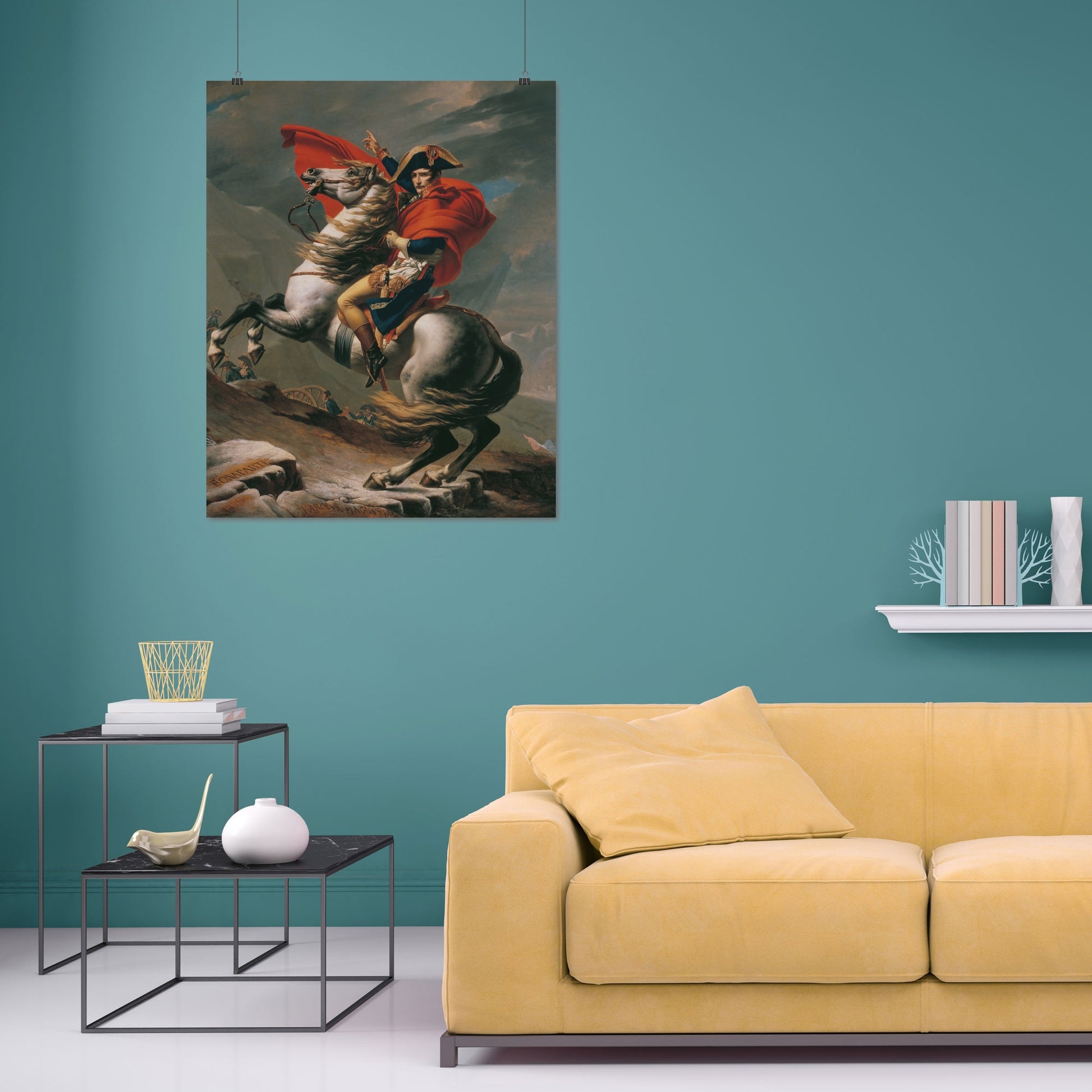 Napoleon Crossing the Alps (1801) – Jacques-Louis David