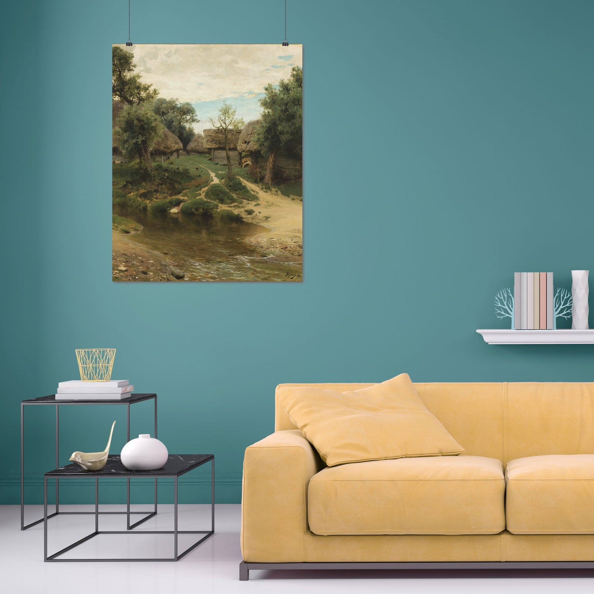 Backyards – Vasily Polenov, Classic Art Reproduction