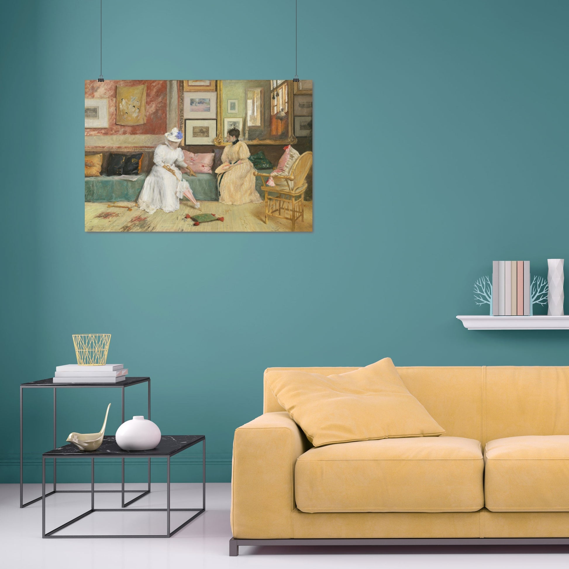 A Friendly Call (1895) – William Merritt Chase