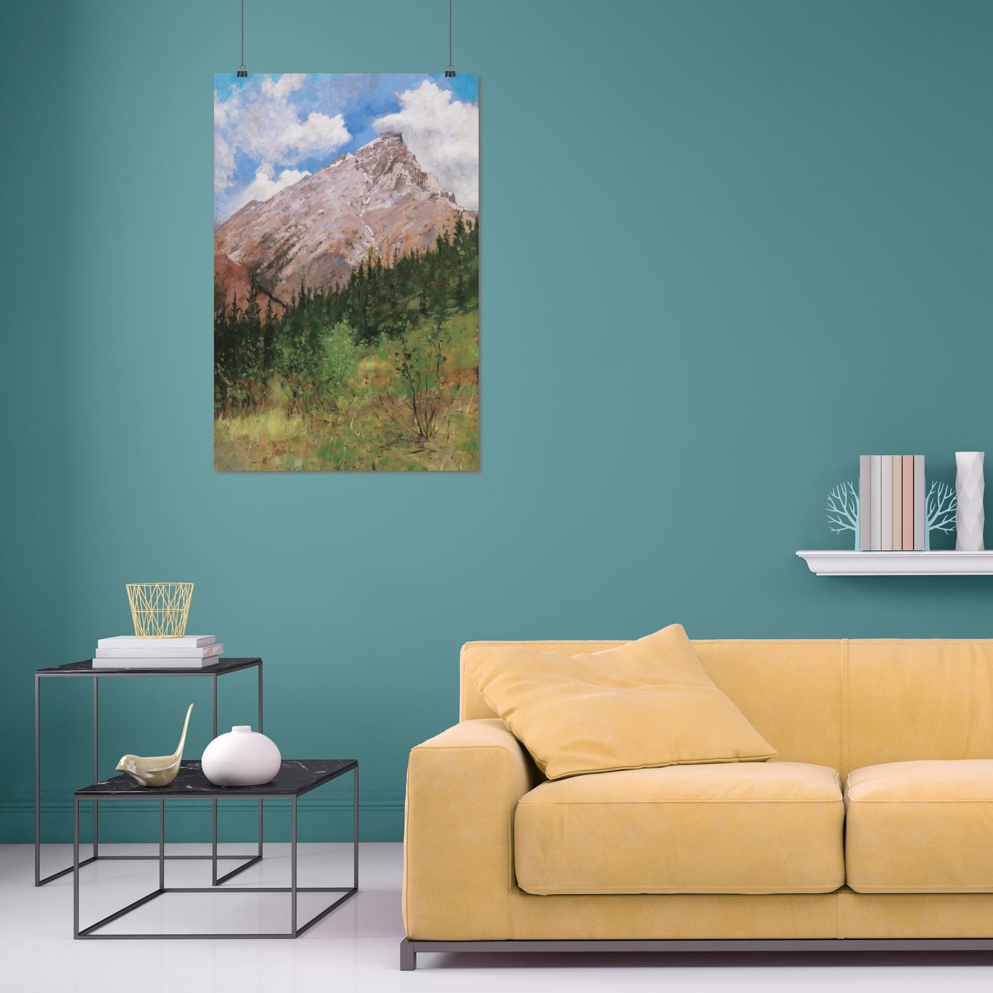 Banff, Cascade Mountain (1890) – Frederic Remington