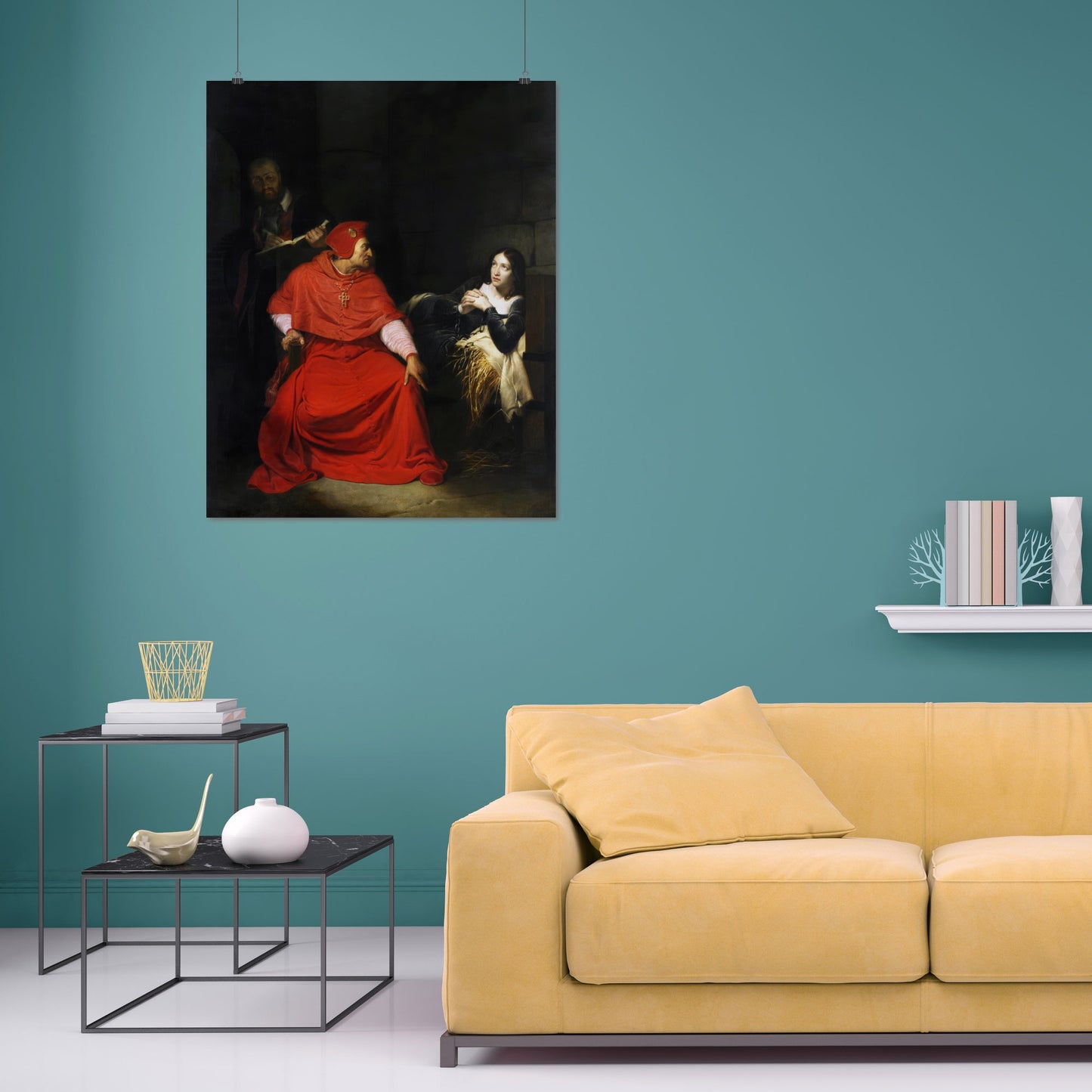 Joan of Arc Interrogated by Cardinal of Winchester (1824) – Paul Delaroche