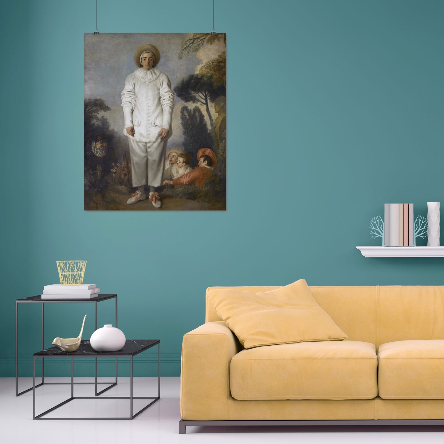 Pierrot, formerly known as Gilles (1718) – Jean-Antoine Watteau