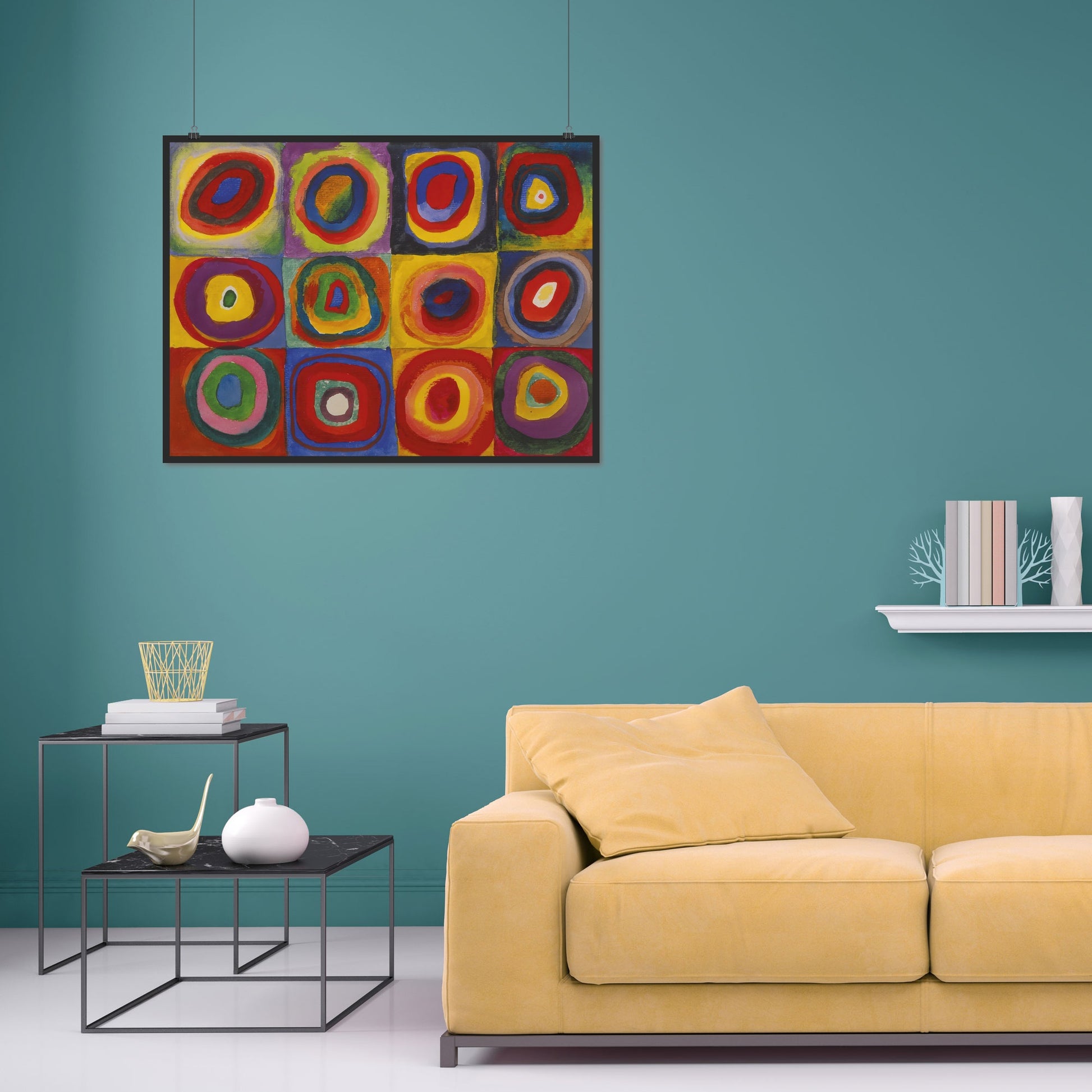 Squares with Concentric Circles (1913) – Wassily Kandinsky - Printed Masterpieces