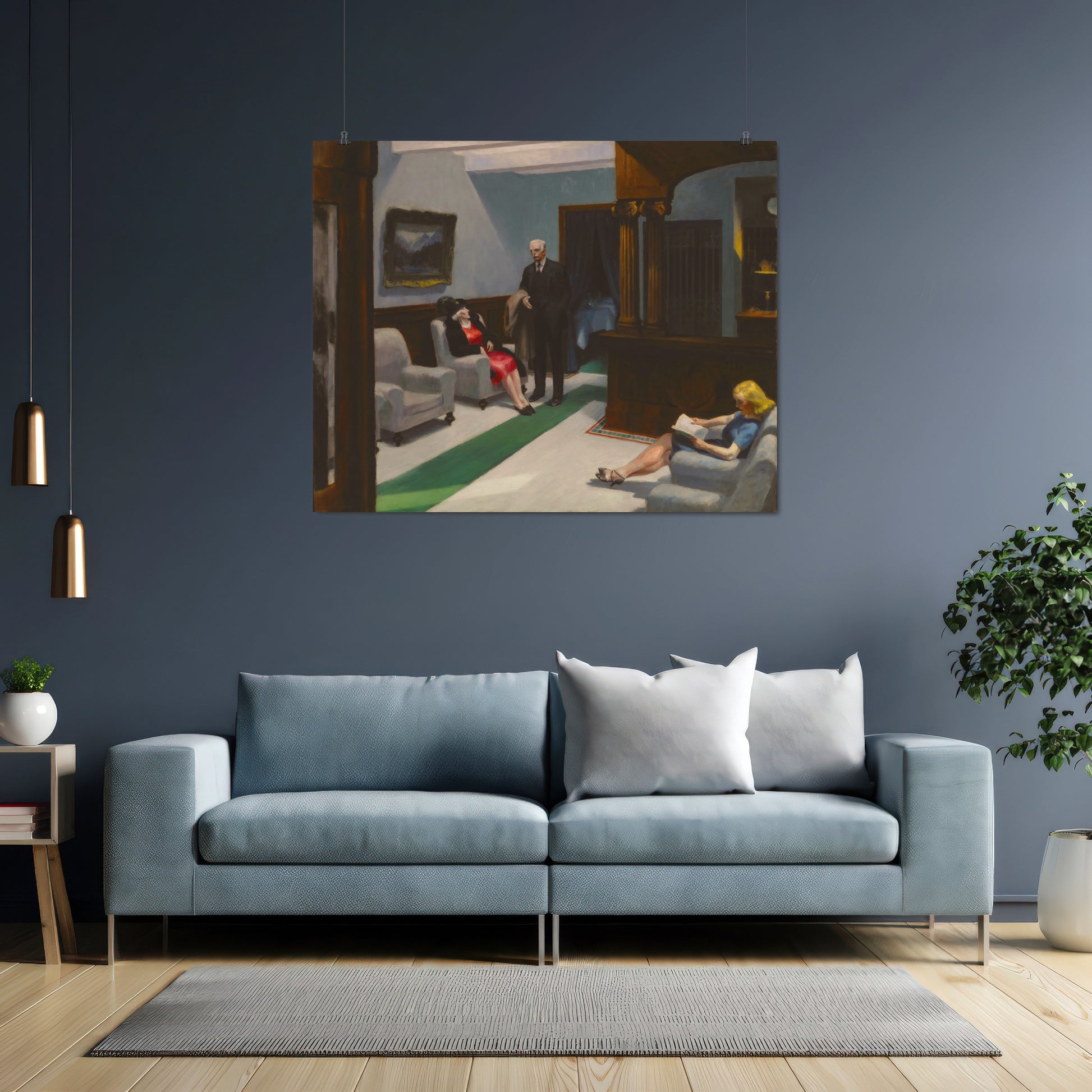 Hotel Lobby (1943) – Edward Hopper