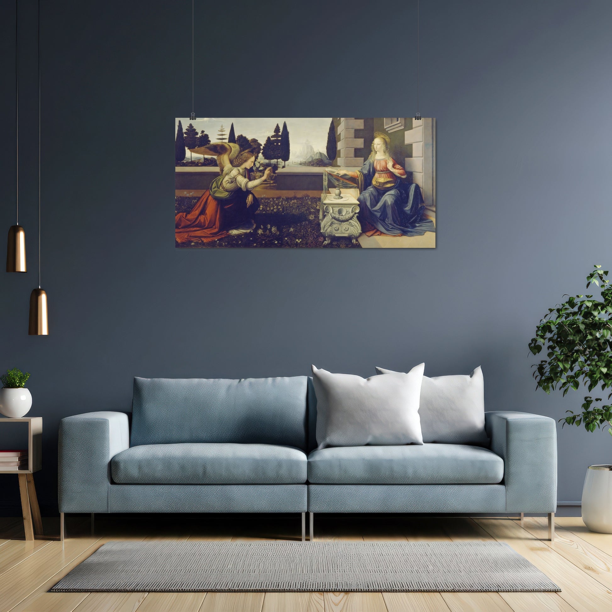 The Annunciation – Leonardo da Vinci, Classic Art Reproduction