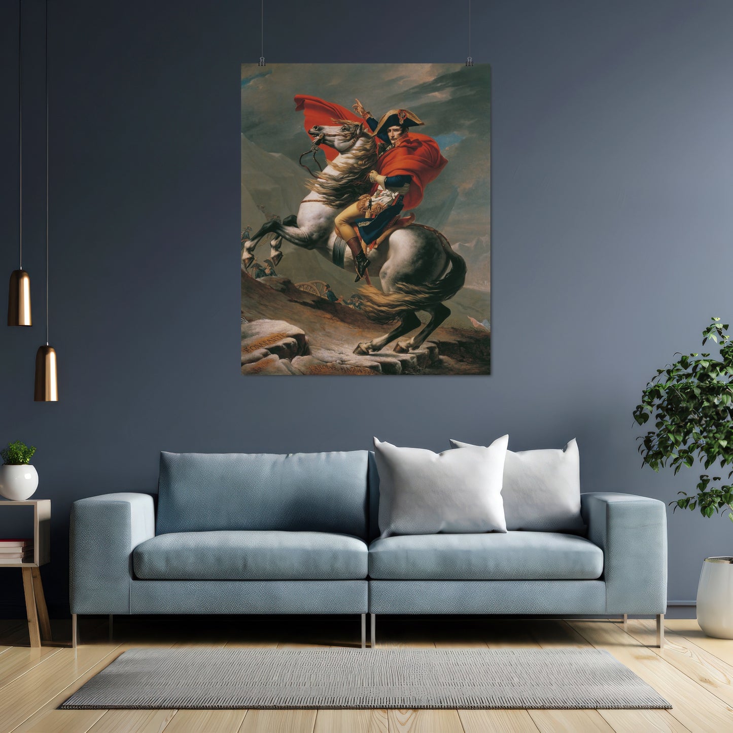 Napoleon Crossing the Alps (1801) – Jacques-Louis David