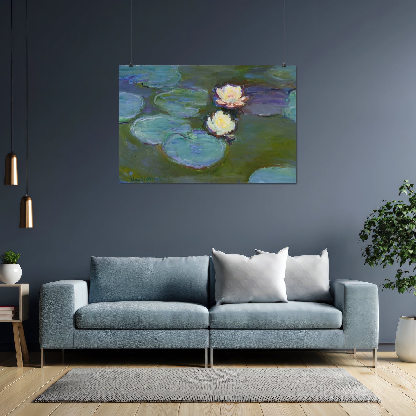 Nymphéas (Waterlilies) – Claude Monet, Classic Art Reproduction