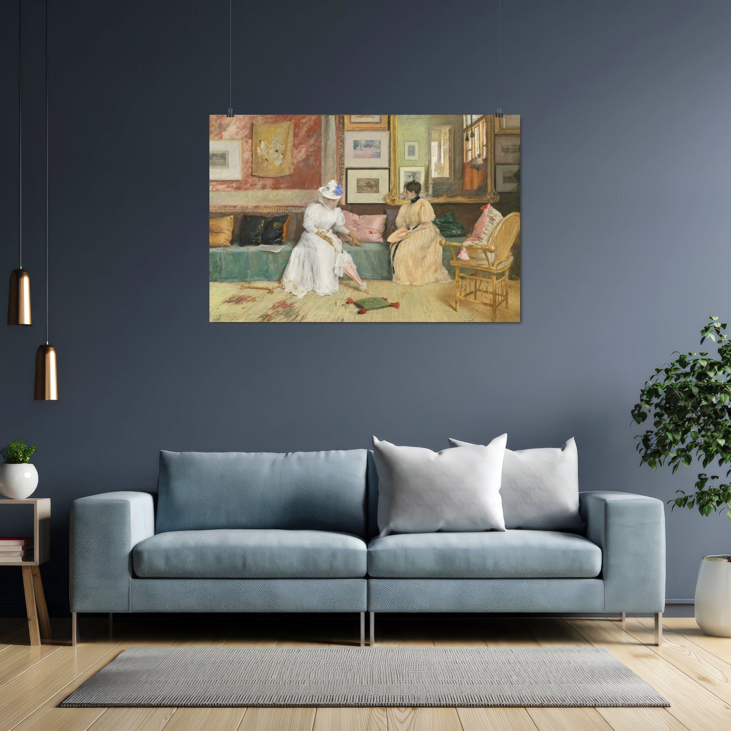 A Friendly Call (1895) – William Merritt Chase