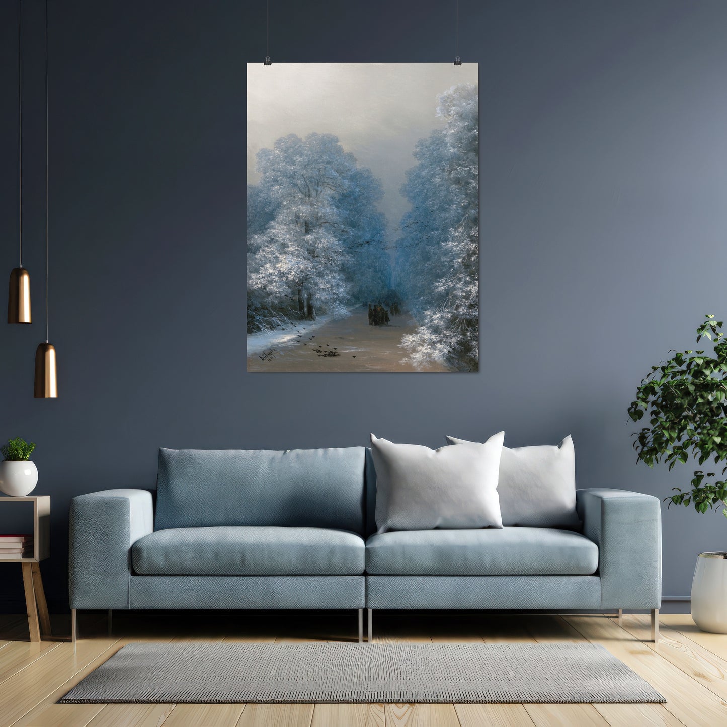 Winter landscape (1876) – Ivan Aivazovsky