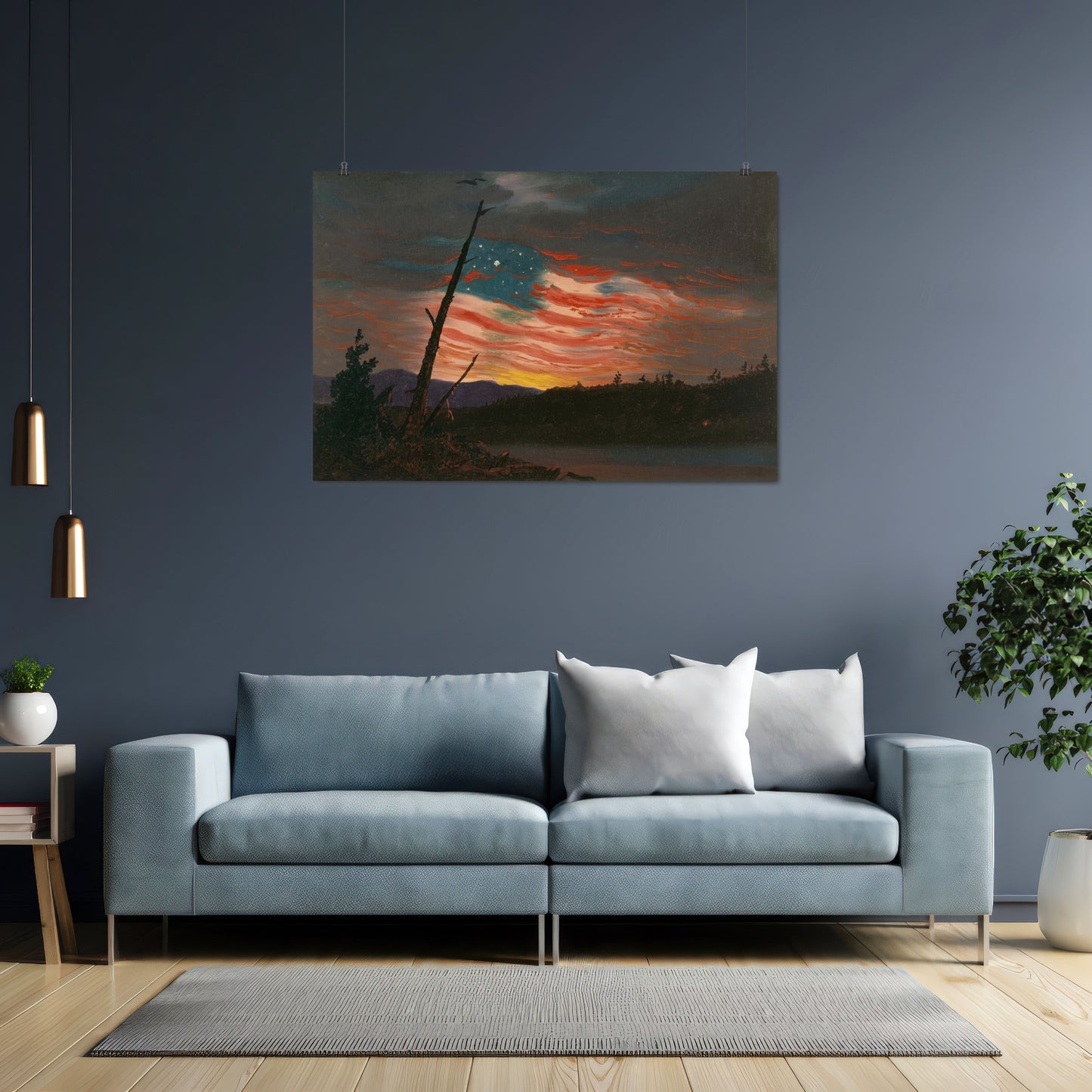 Our Banner in the Sky (1861) – Frederic Edwin Church - Printed Masterpieces