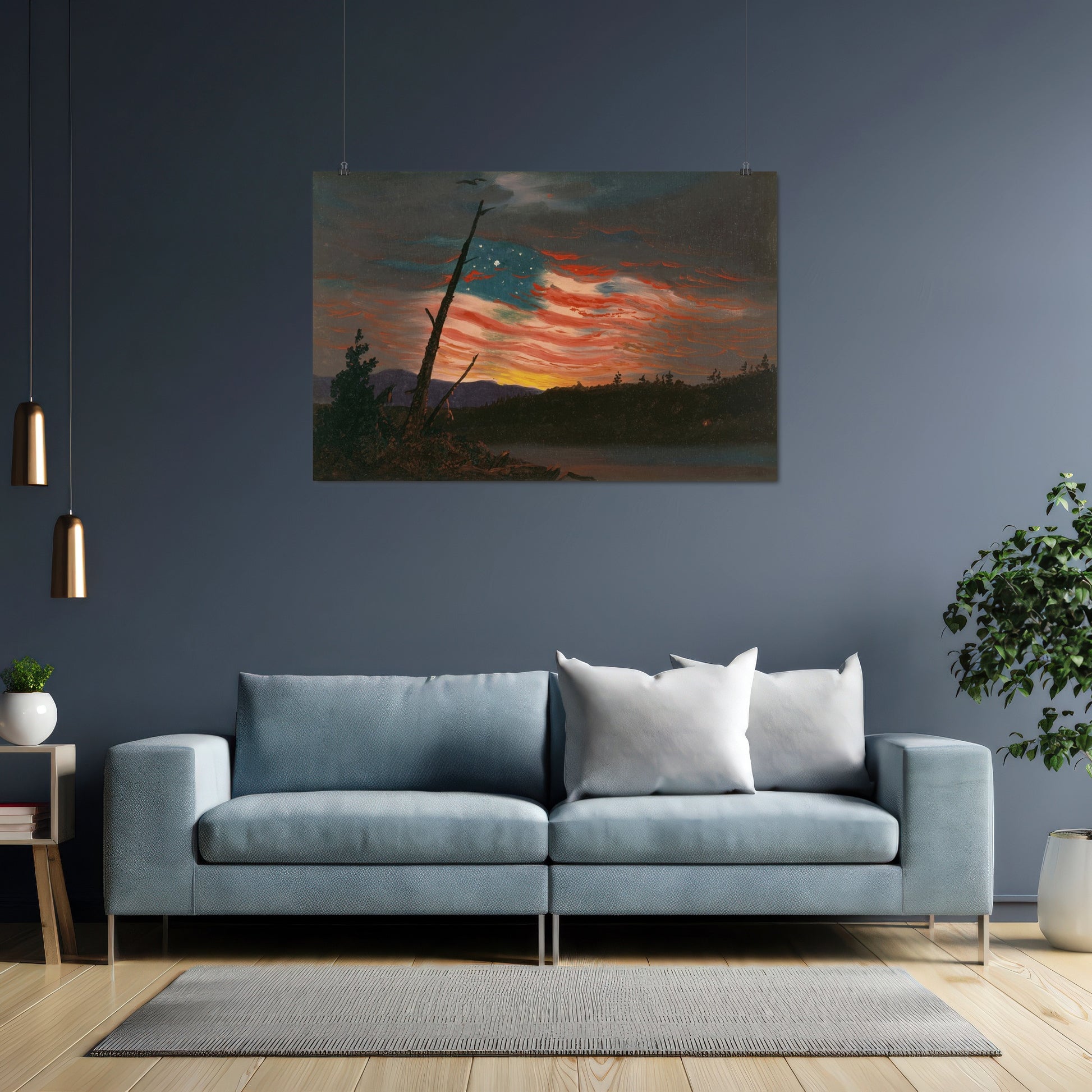 Our Banner in the Sky (1861) – Frederic Edwin Church - Printed Masterpieces
