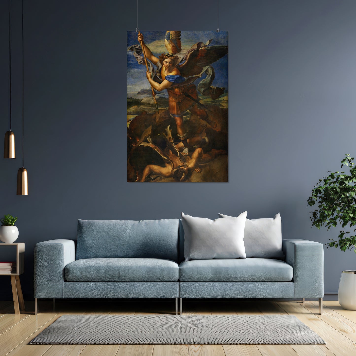 Saint Michael Vanquishing Satan (1518) – Raphael Santi