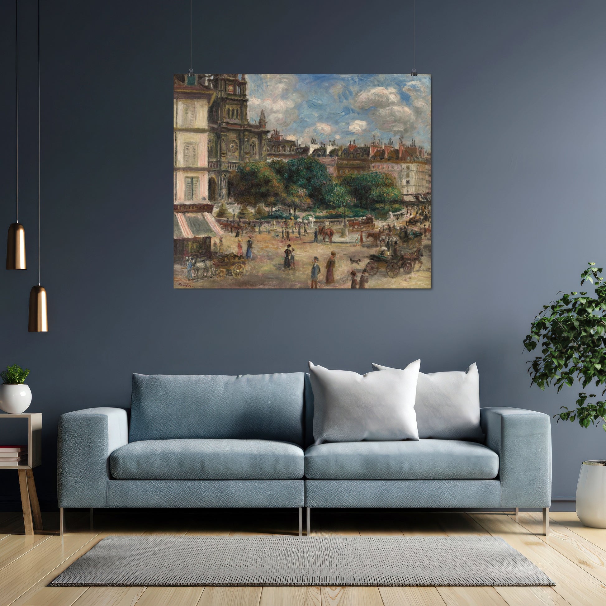 Square of Saint Trinity in Paris (1875) – Pierre-Auguste Renoir