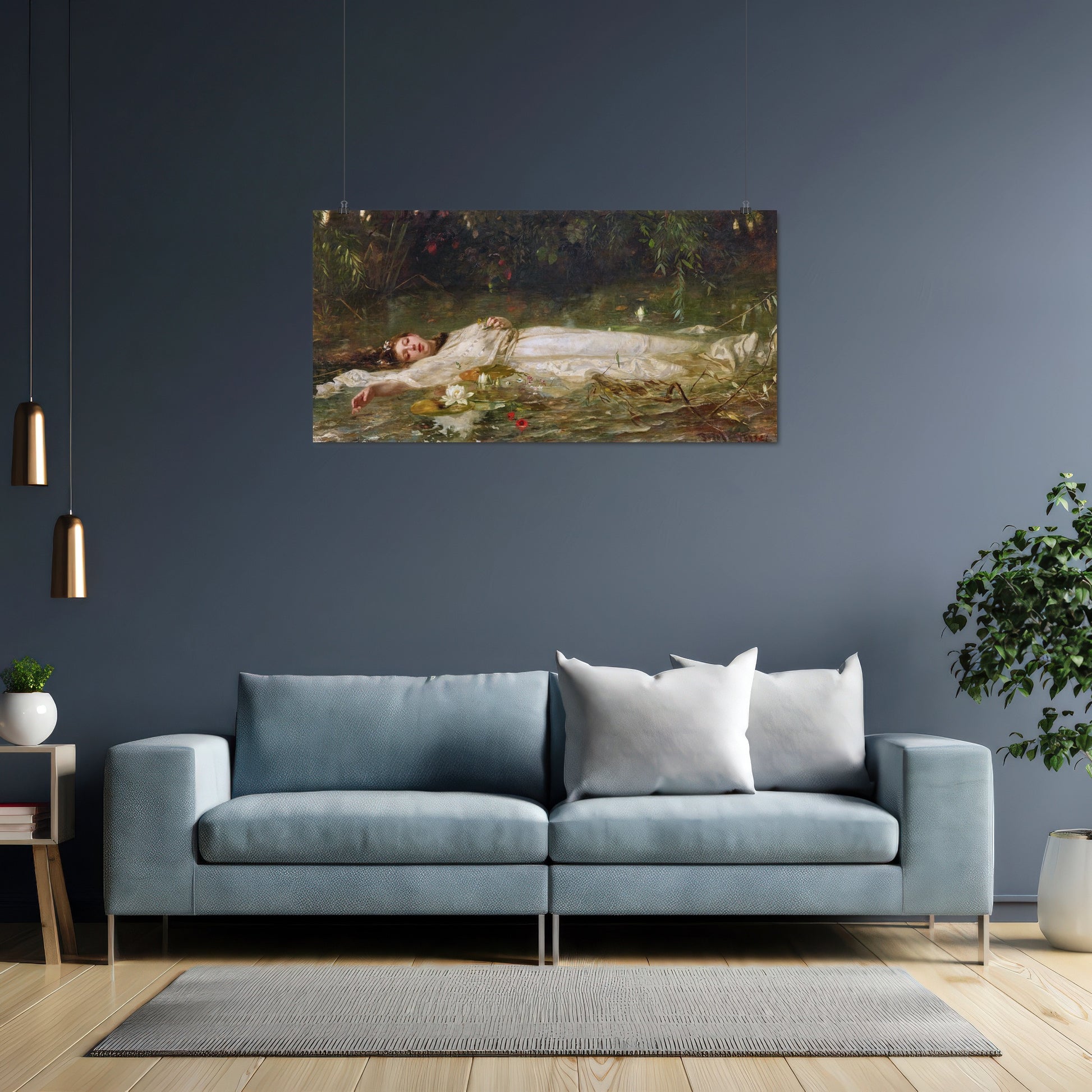 Ophelia – Friedrich Heyser, Classic Art Reproduction