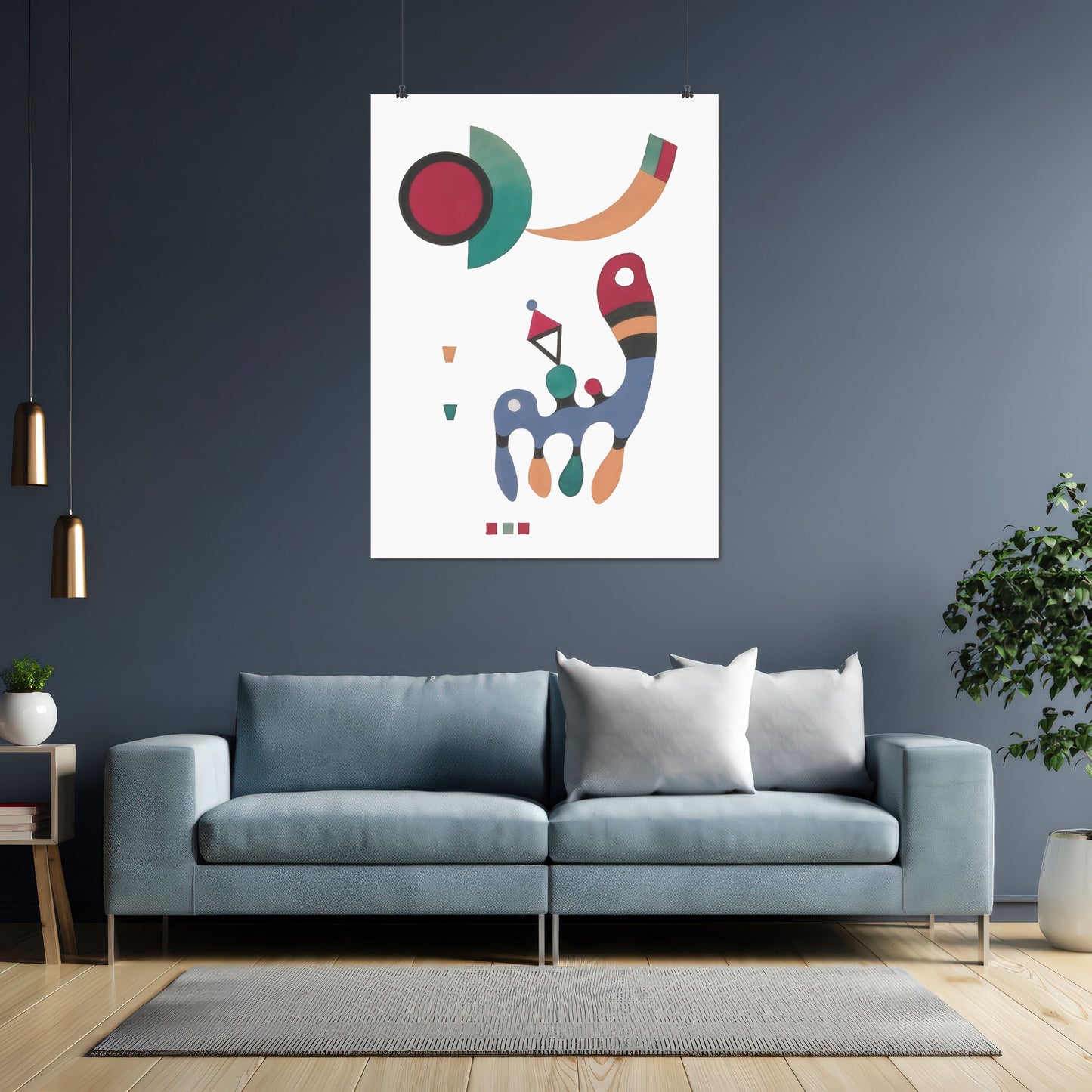Blau (Blue) – Wassily Kandinsky, Classic Art Reproduction
