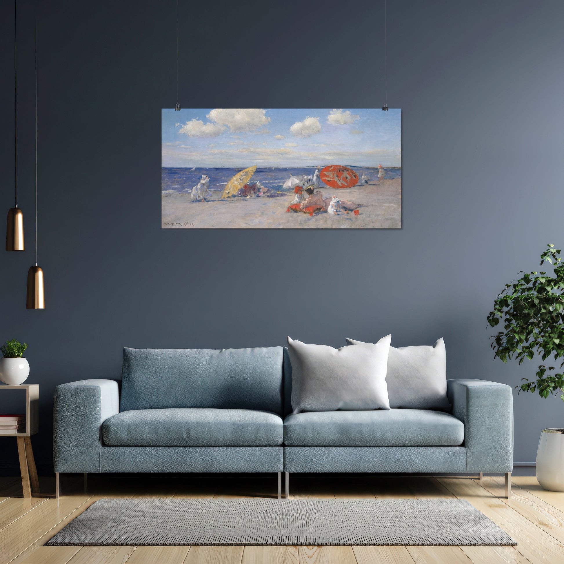 At the Seaside (1892) – William Merritt Chase