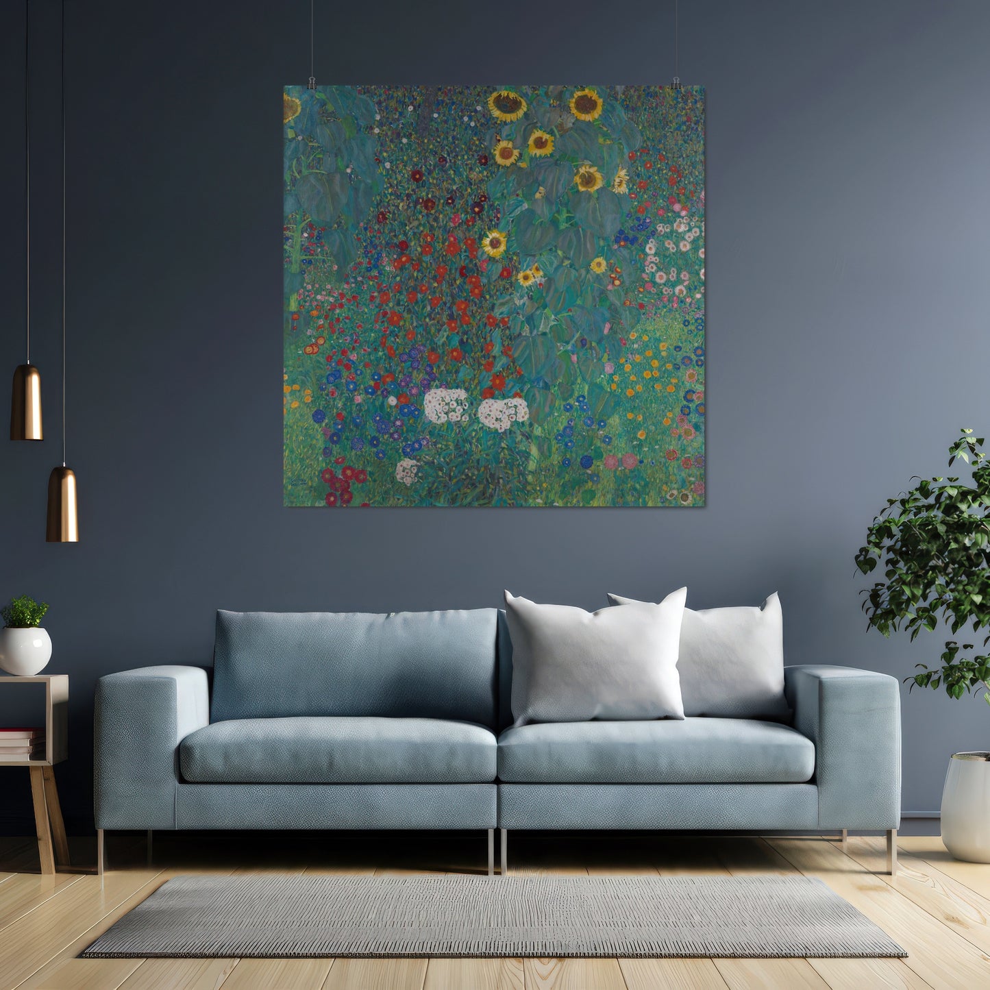 Farm Garden with Sunflowers (1907) – Gustav Klimt