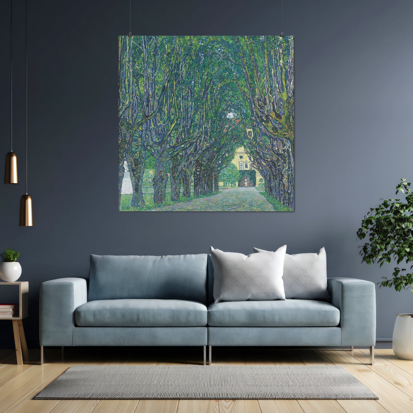 Avenue in the Park of Schloss Kammer (1912) – Gustav Klimt