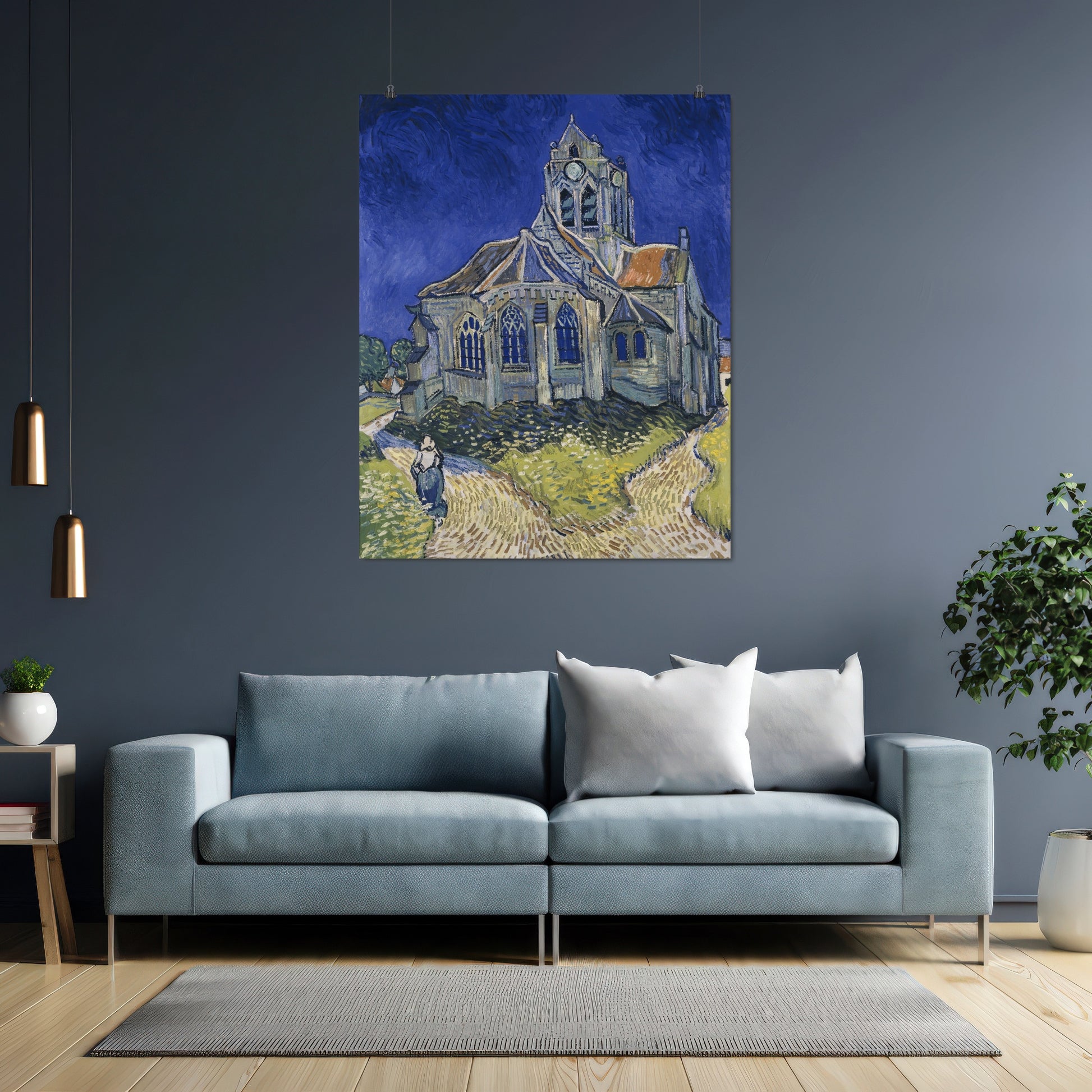 Church in Auvers - sur - Oise (1890) – Vincent van Gogh - Printed Masterpieces