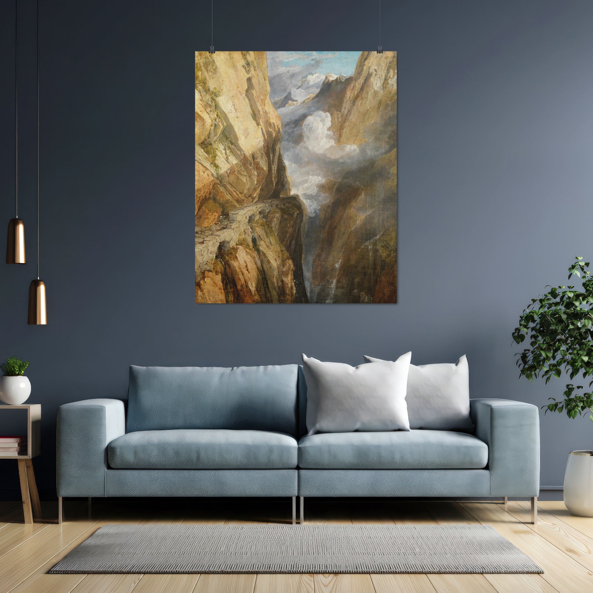 The Pass of St Gotthard, Switzerland (1803) – Joseph Mallord William Turner