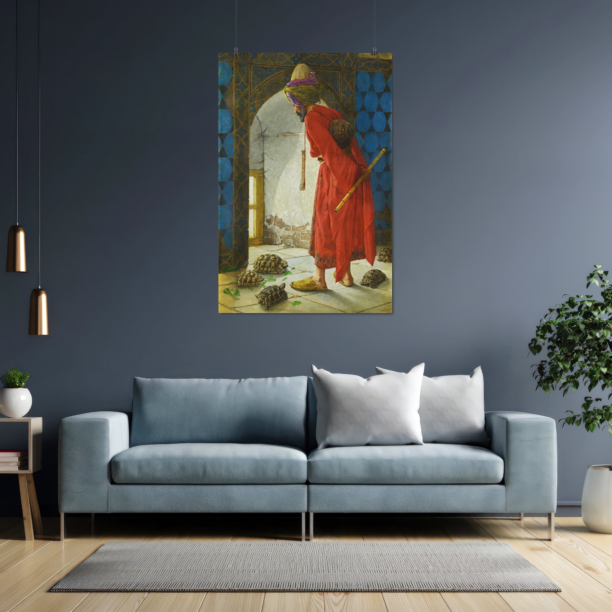 Tortoise Trainer – Osman Hamdi Bey, Classic Art Reproduction