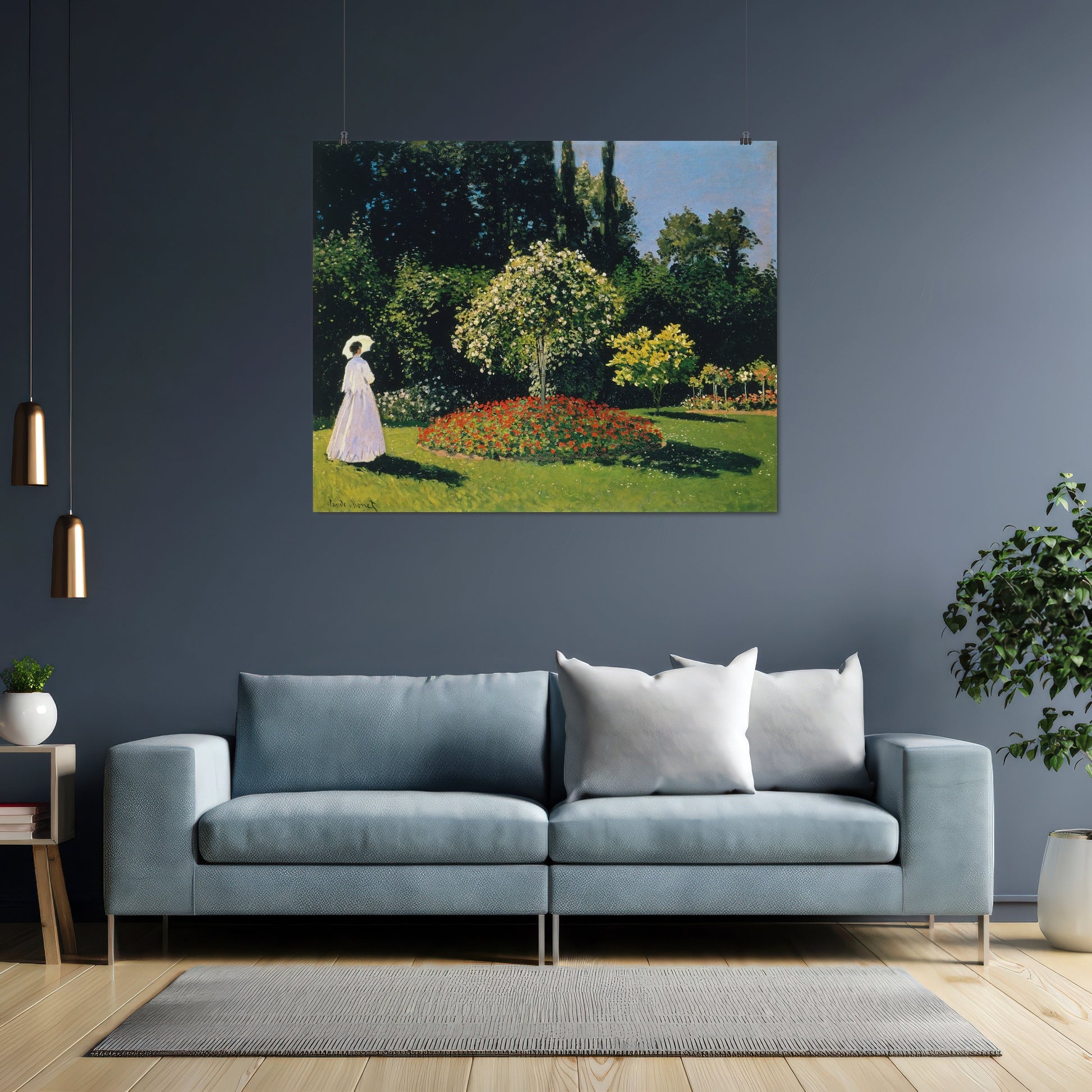 Woman in the Garden (1866) – Claude Monet - Printed Masterpieces