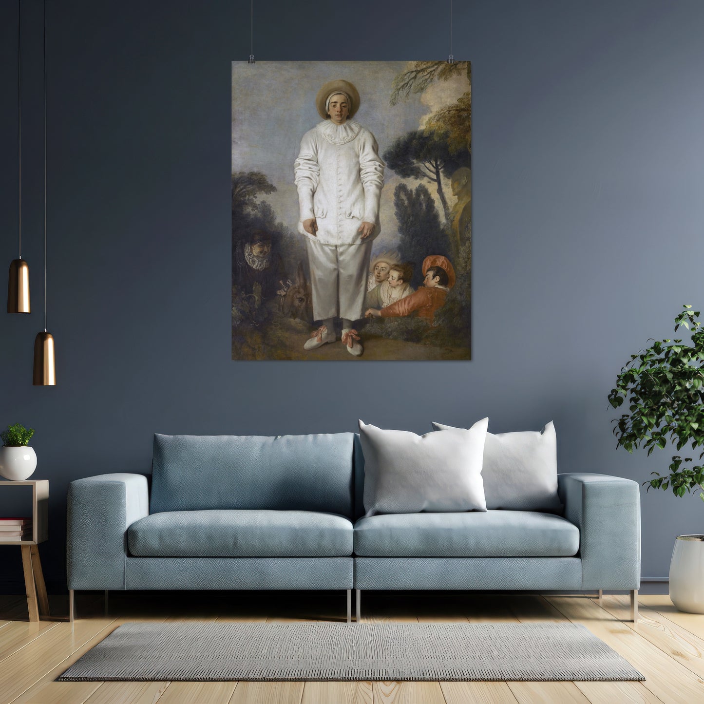 Pierrot, formerly known as Gilles (1718) – Jean-Antoine Watteau