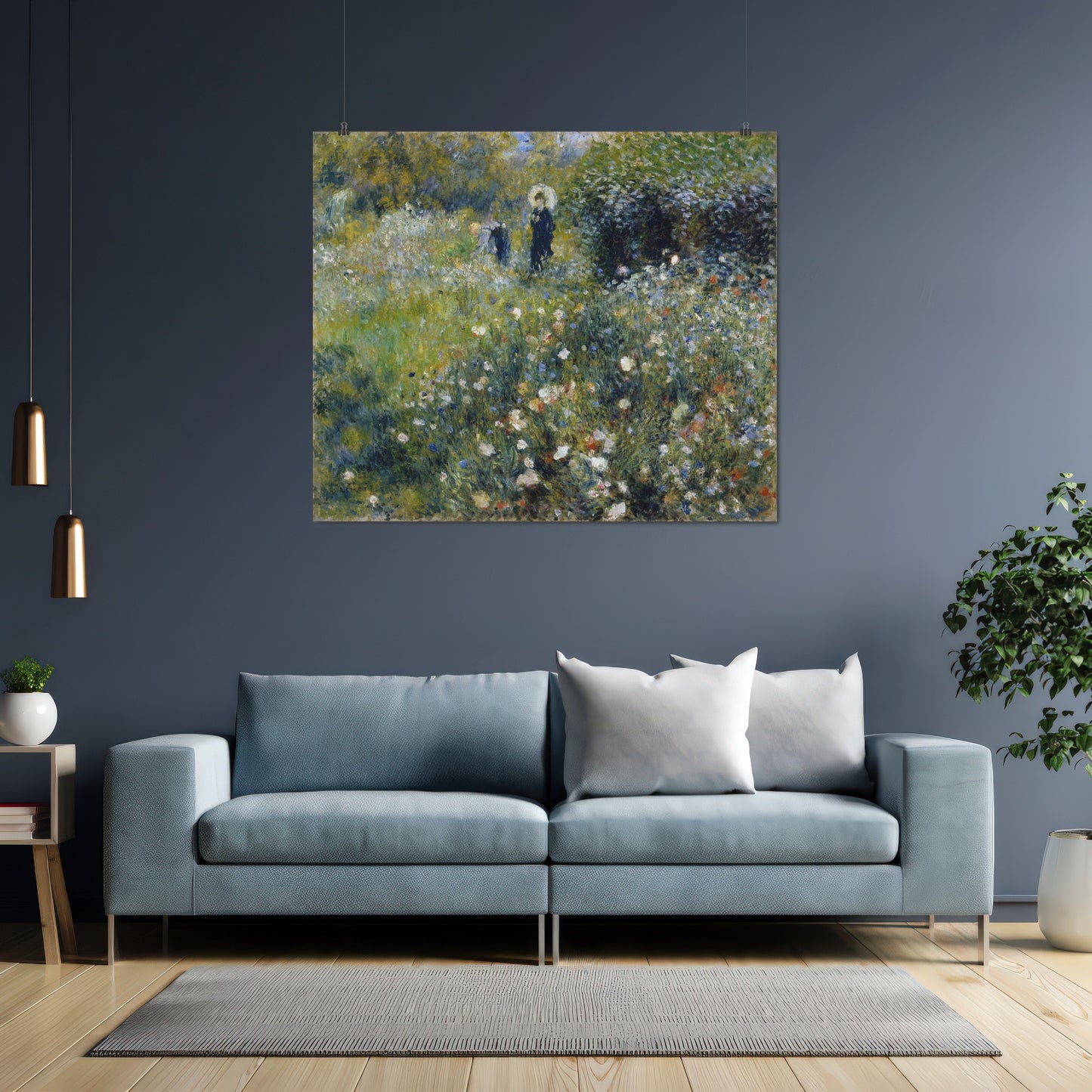 Woman with a Parasol in a Garden (1875) – Pierre-Auguste Renoir