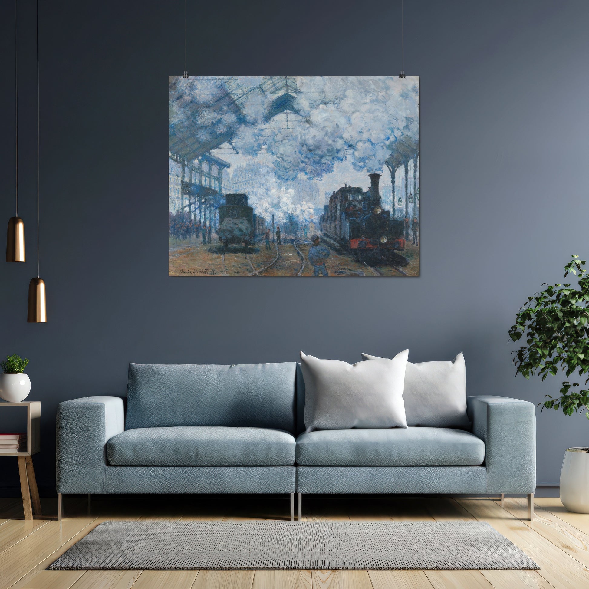 Arrival of a Train (1877) – Claude Monet