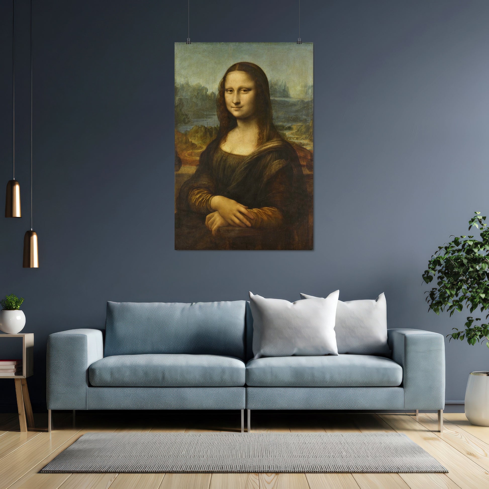 Mona Lisa (La Gioconda) – Leonardo da Vinci, Classic Art Reproduction