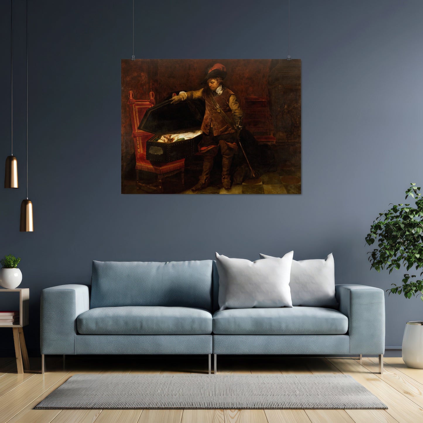 Cromwell before the Coffin of Charles I (1831) – Paul Delaroche