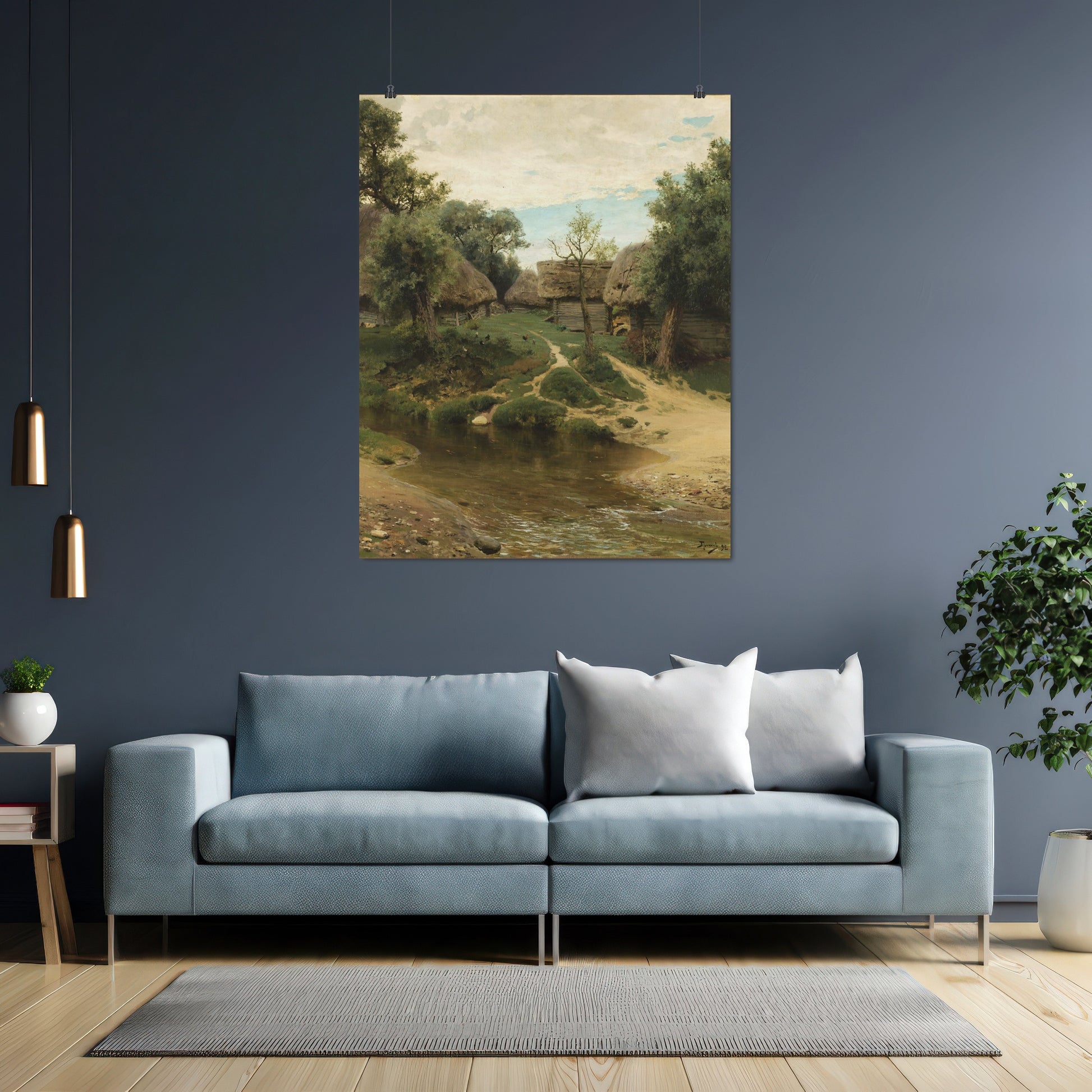 Backyards – Vasily Polenov, Classic Art Reproduction