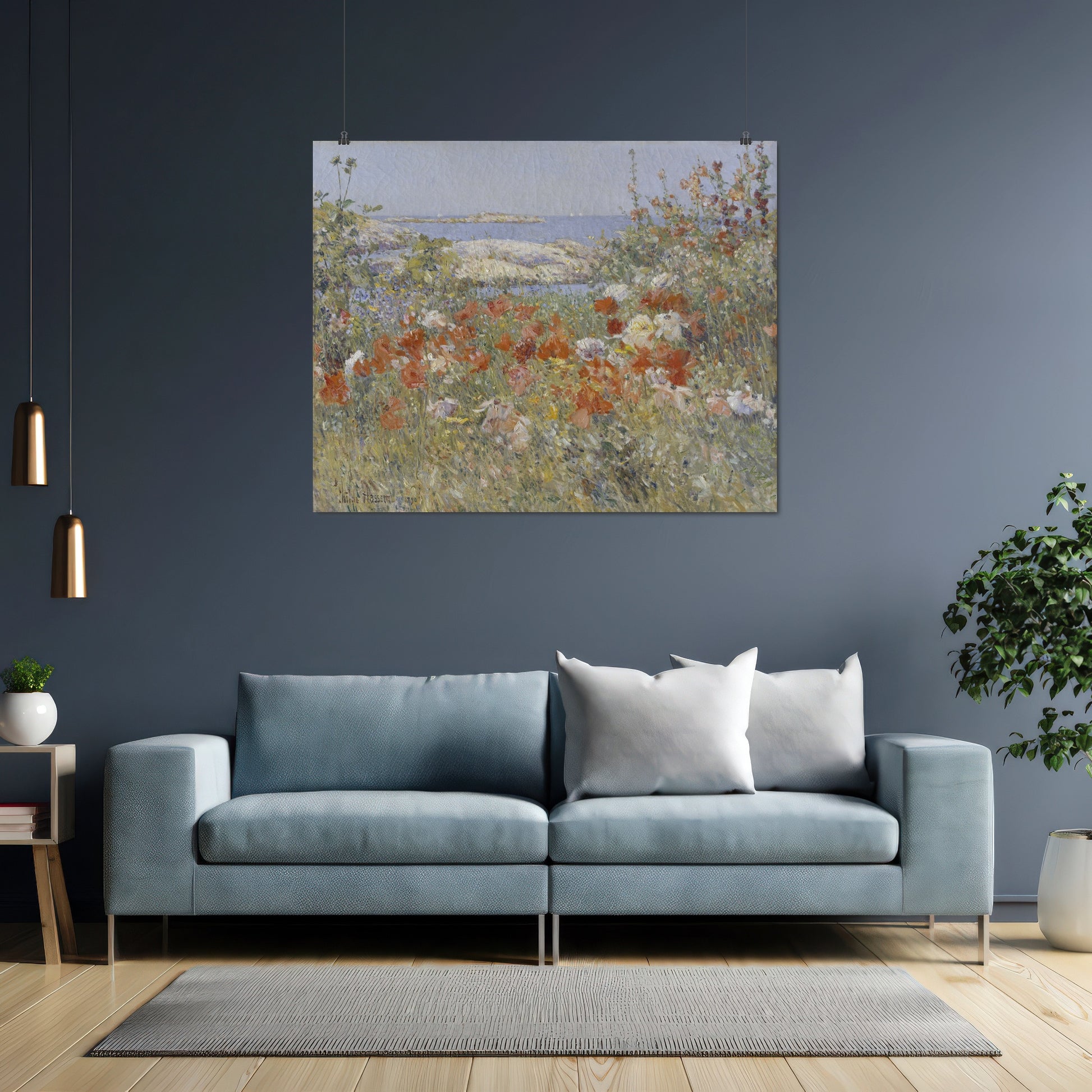 Celia Thaxter's Garden – Childe Hassam, Classic Art Reproduction