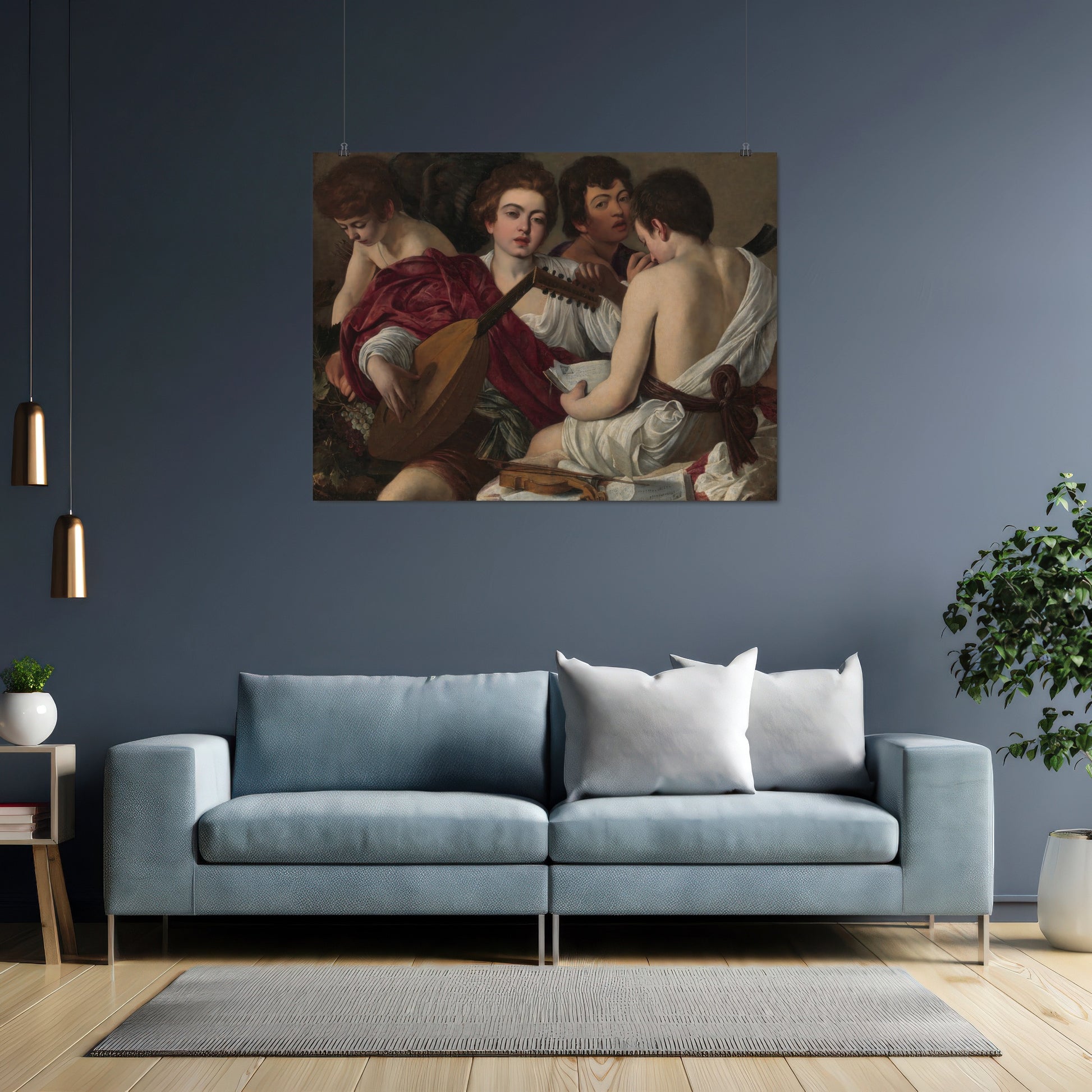 The Musicians (1595) – Caravaggio - Printed Masterpieces